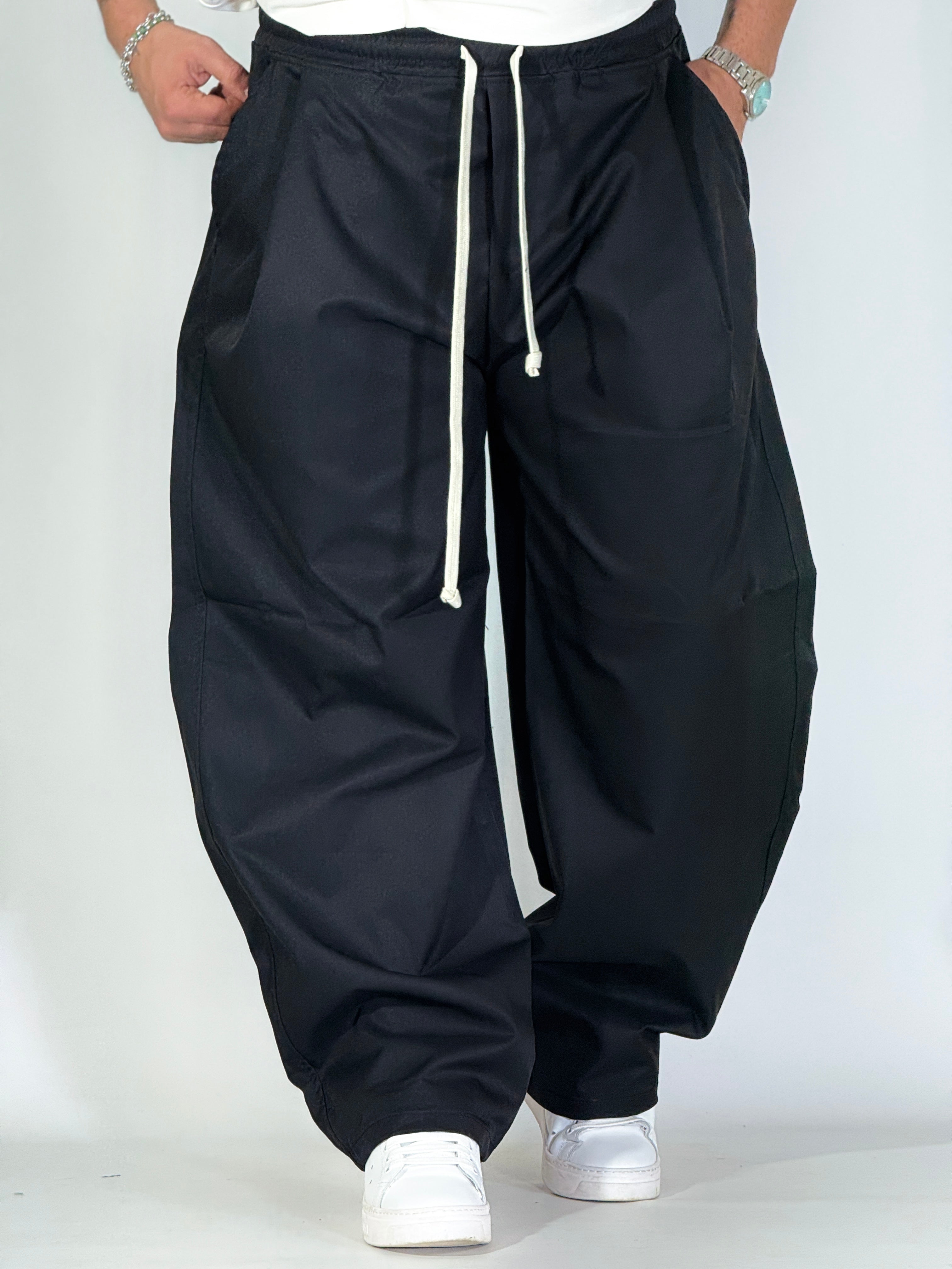 Pantalone extreme palazzo nero AD7791