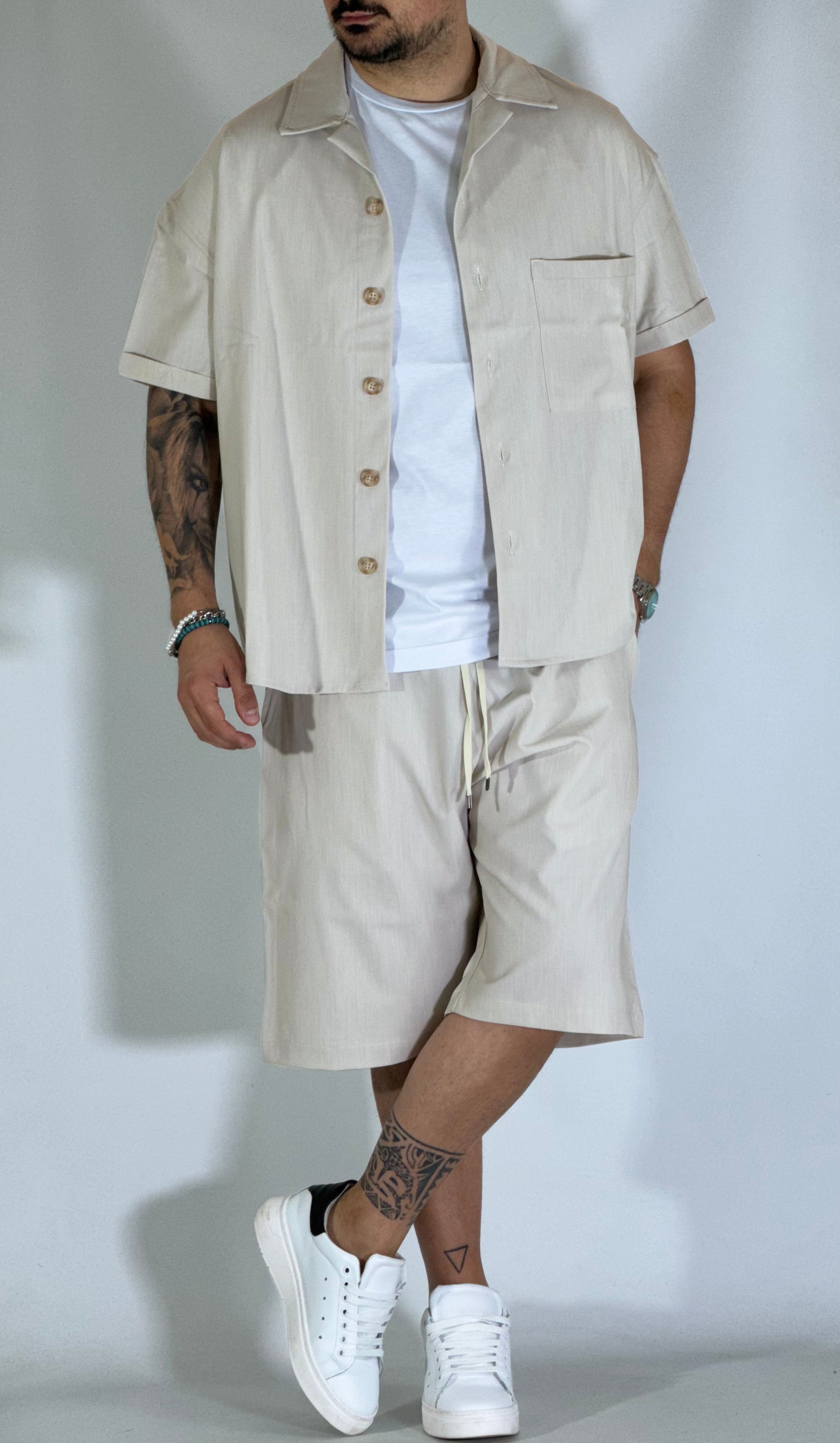 Coordinato sommelier off-white GPE552