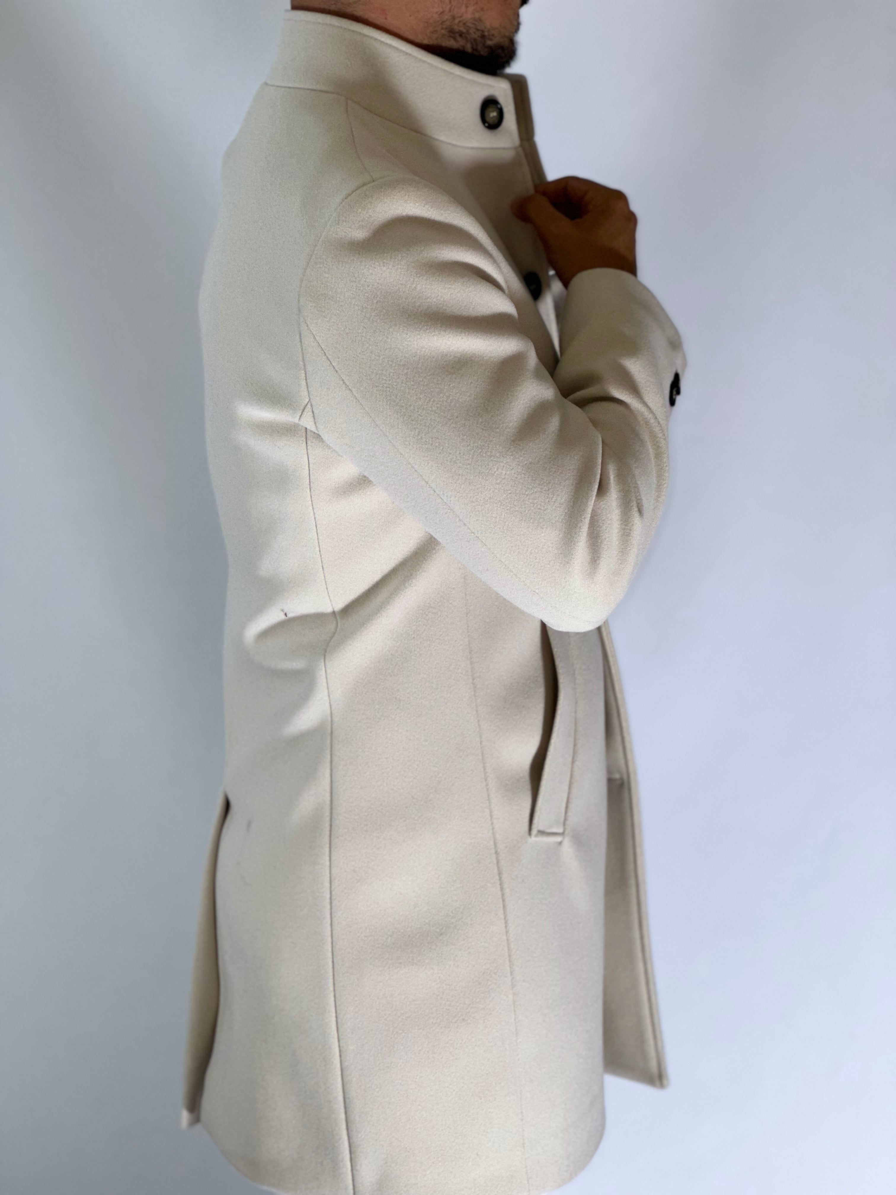 Cappotto coreano panna SEJONG