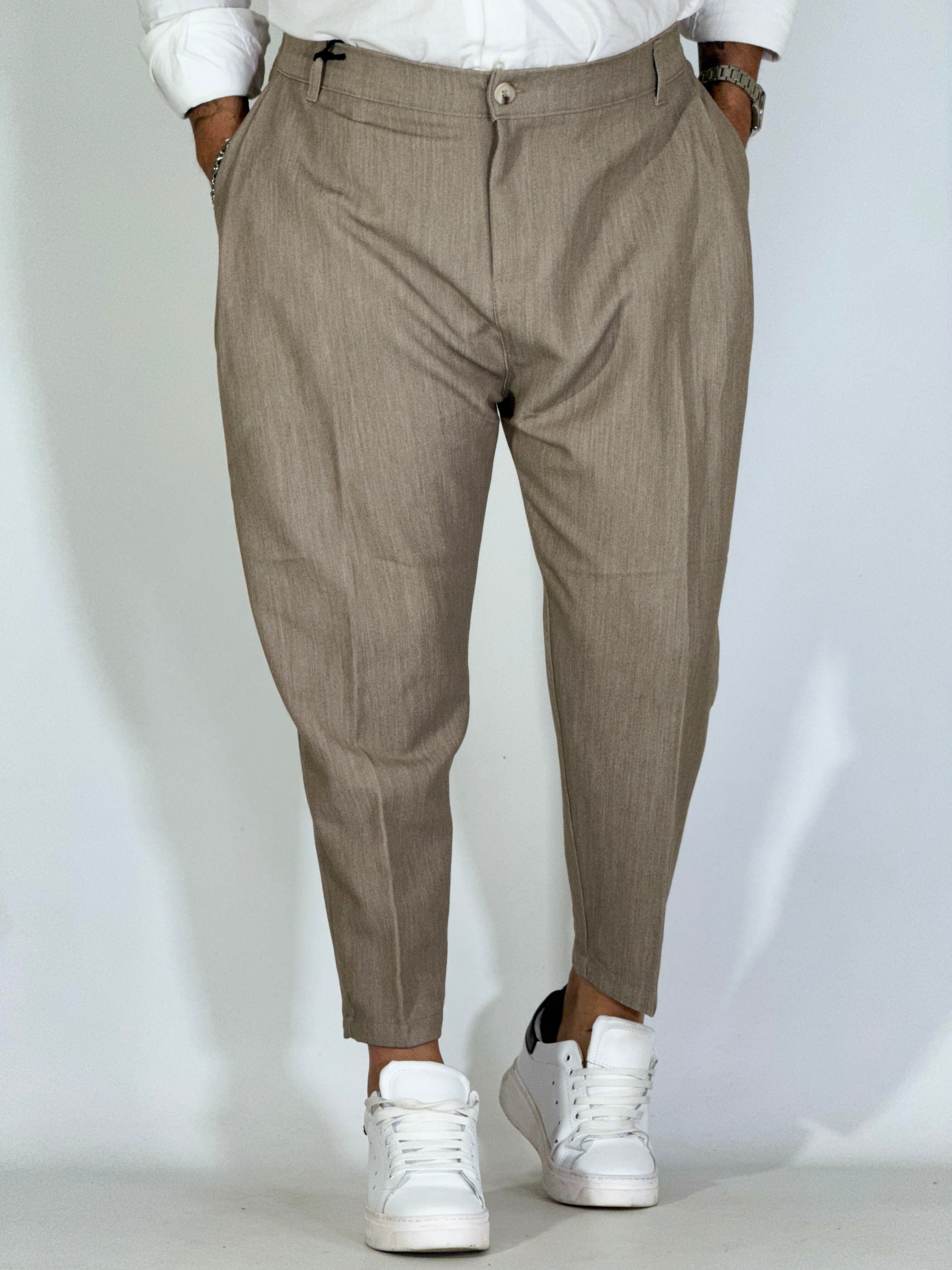Nomad · Pantalone semiturco tortora