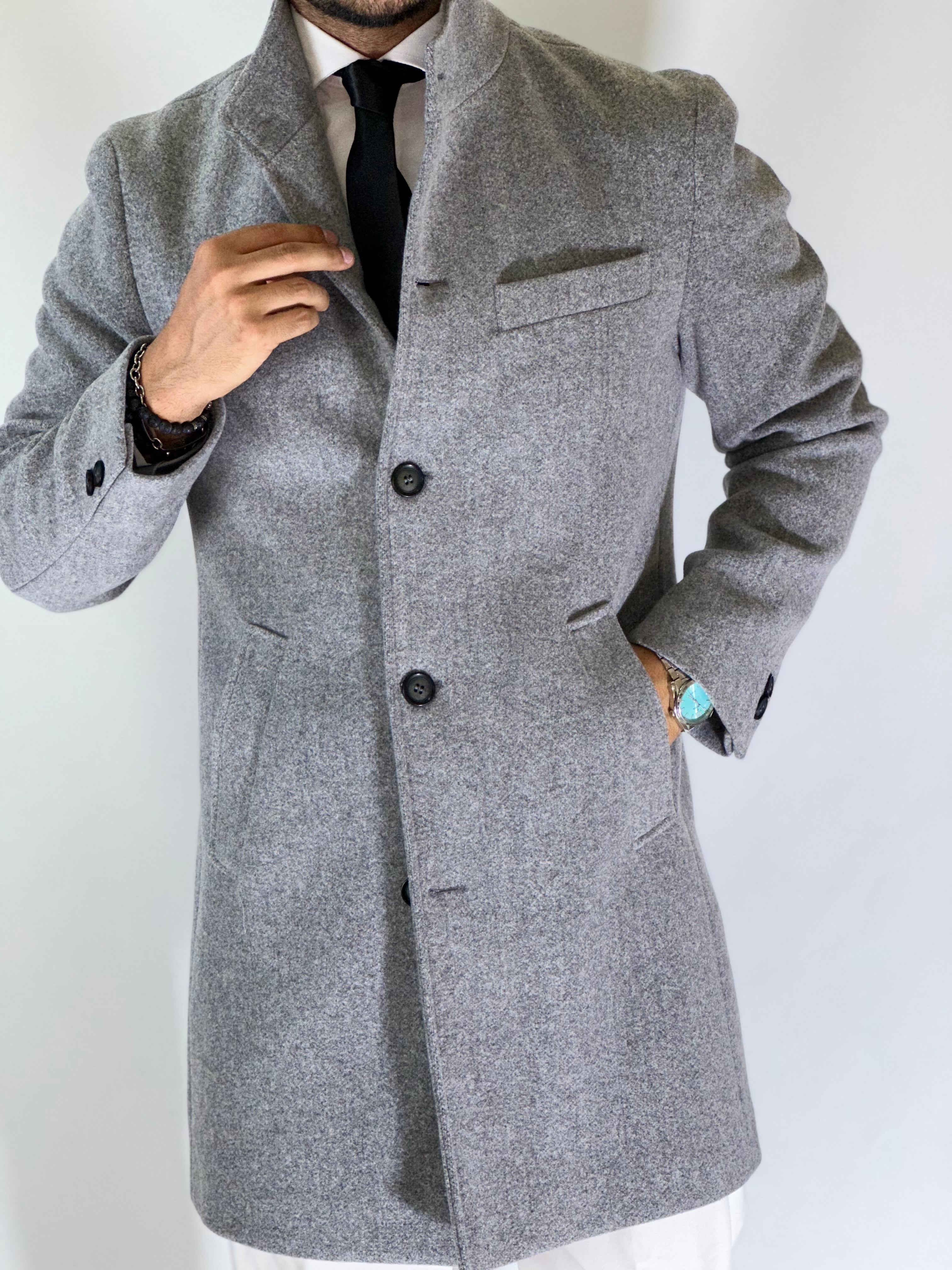 Cappotto coreano grigio SEJONG