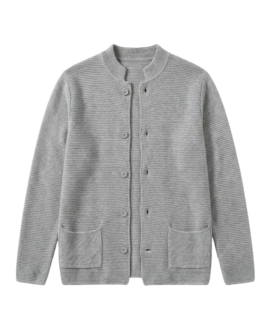 Seven · Cardigan coreano grigio