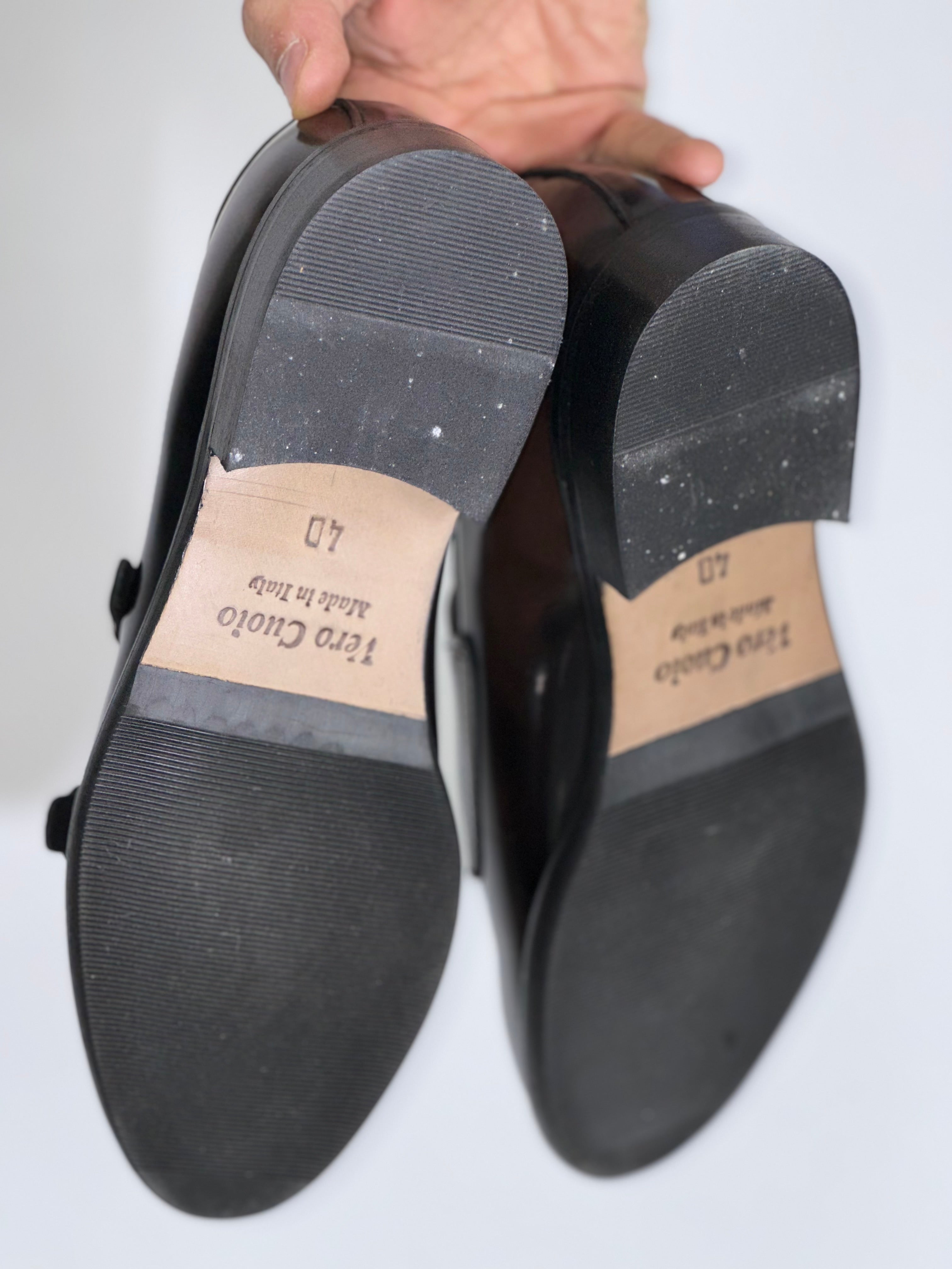 mocassino doppia fibbia castagno ELEMP