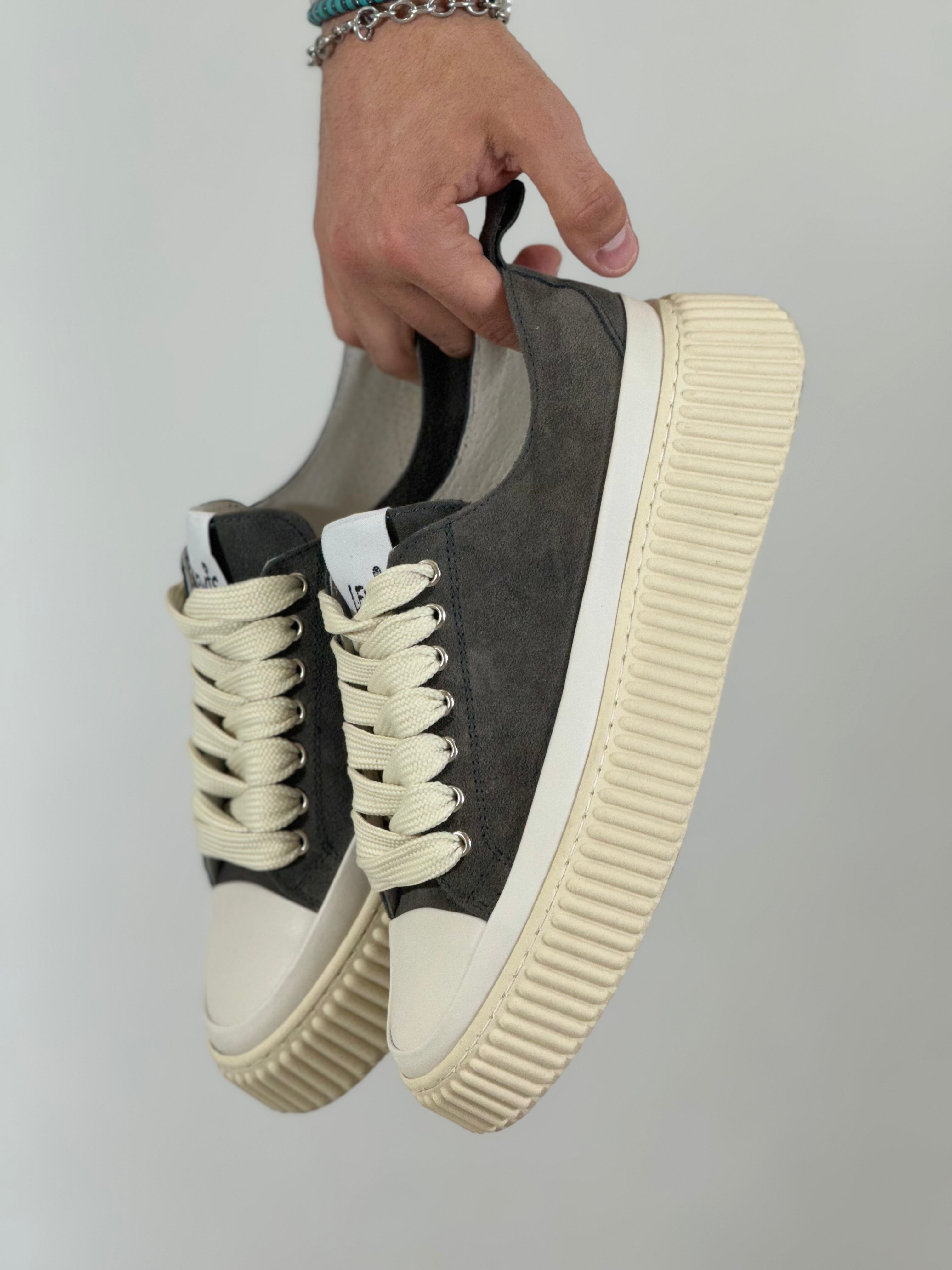 Scarpa LEWIS MILANO camoscio grigio ZHOU