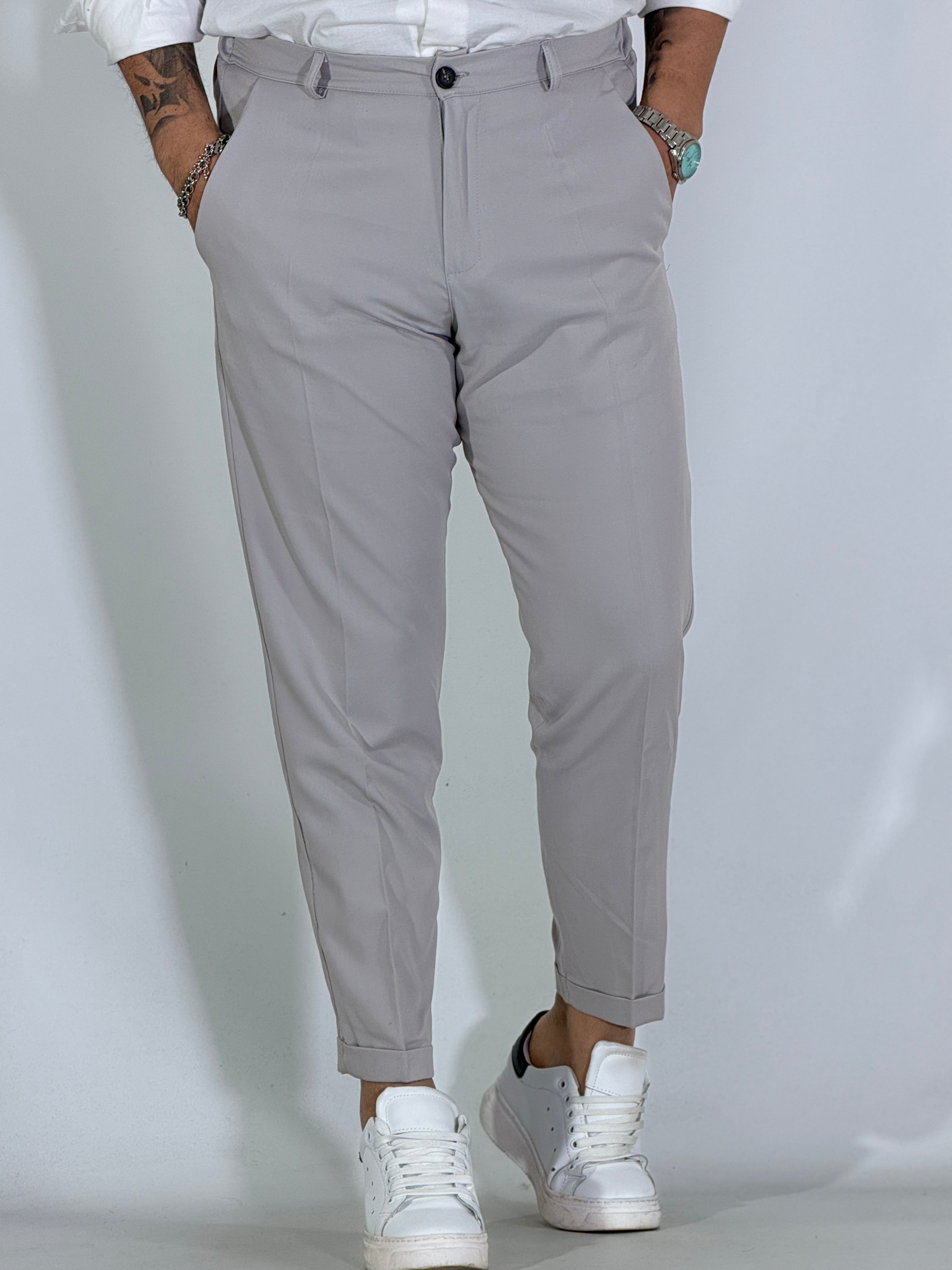 Urban · Pantalone elegante perla