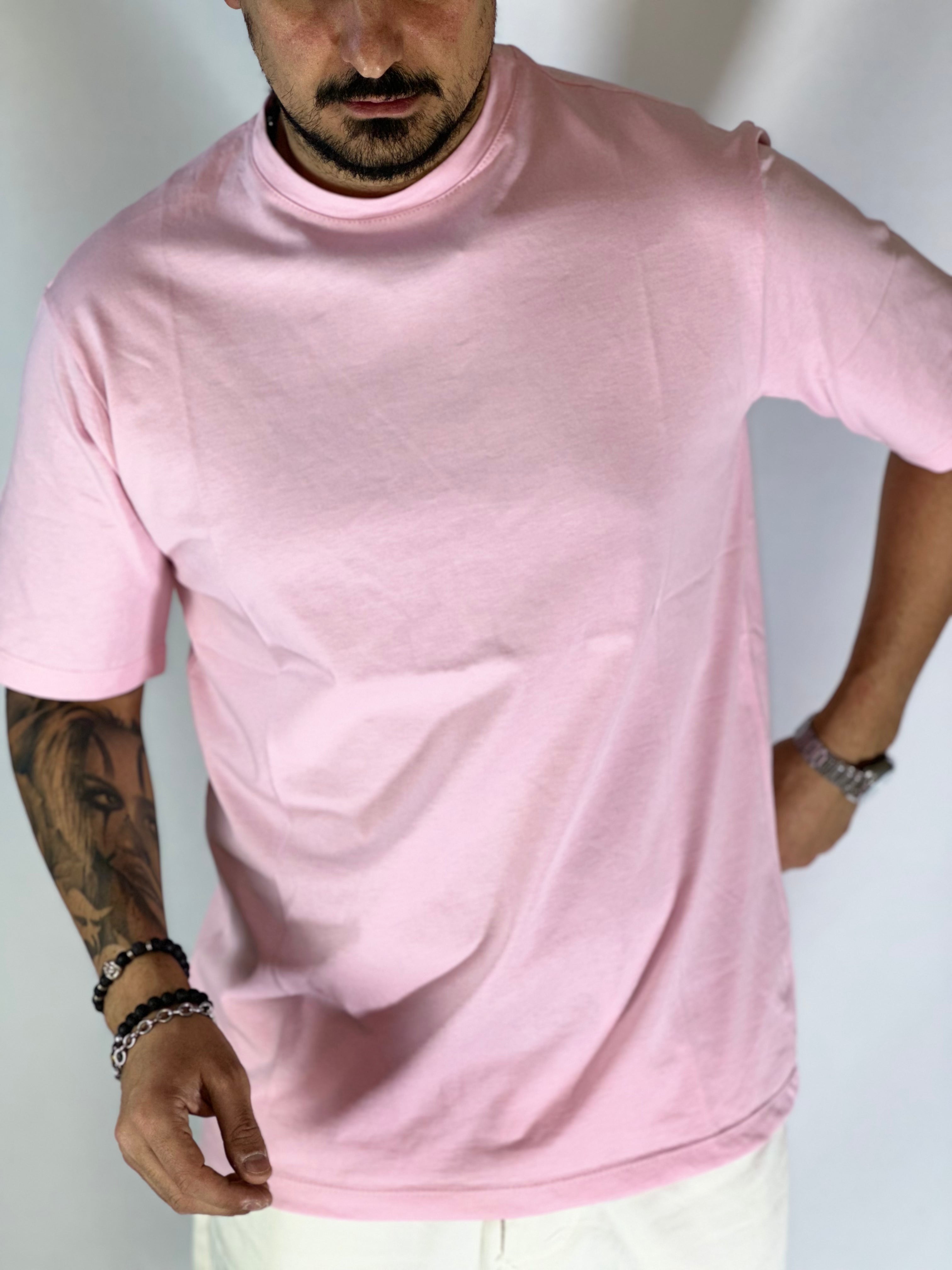 T-Shirt over basic rosa DC80316