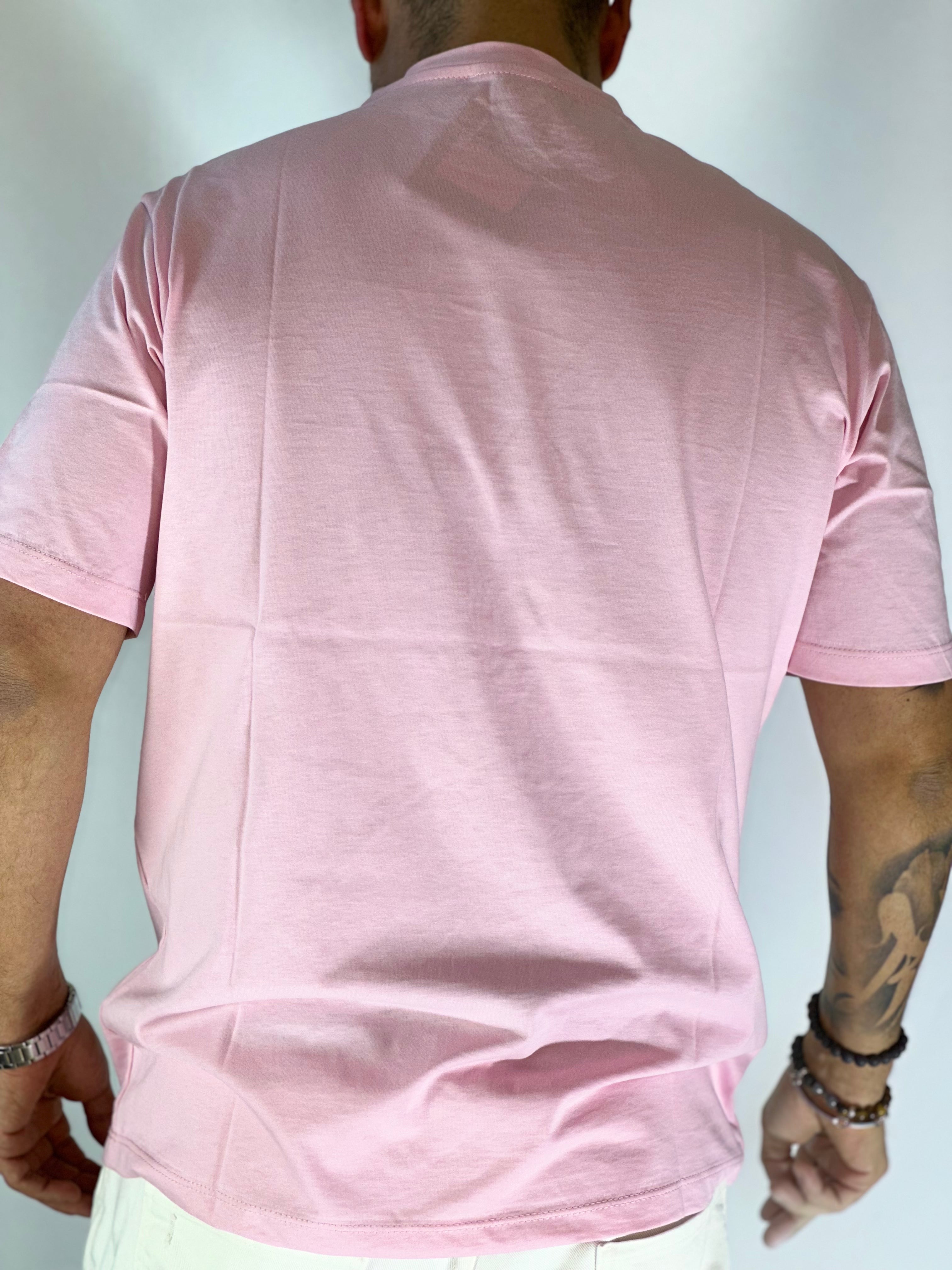 T-Shirt over basic rosa DC80316