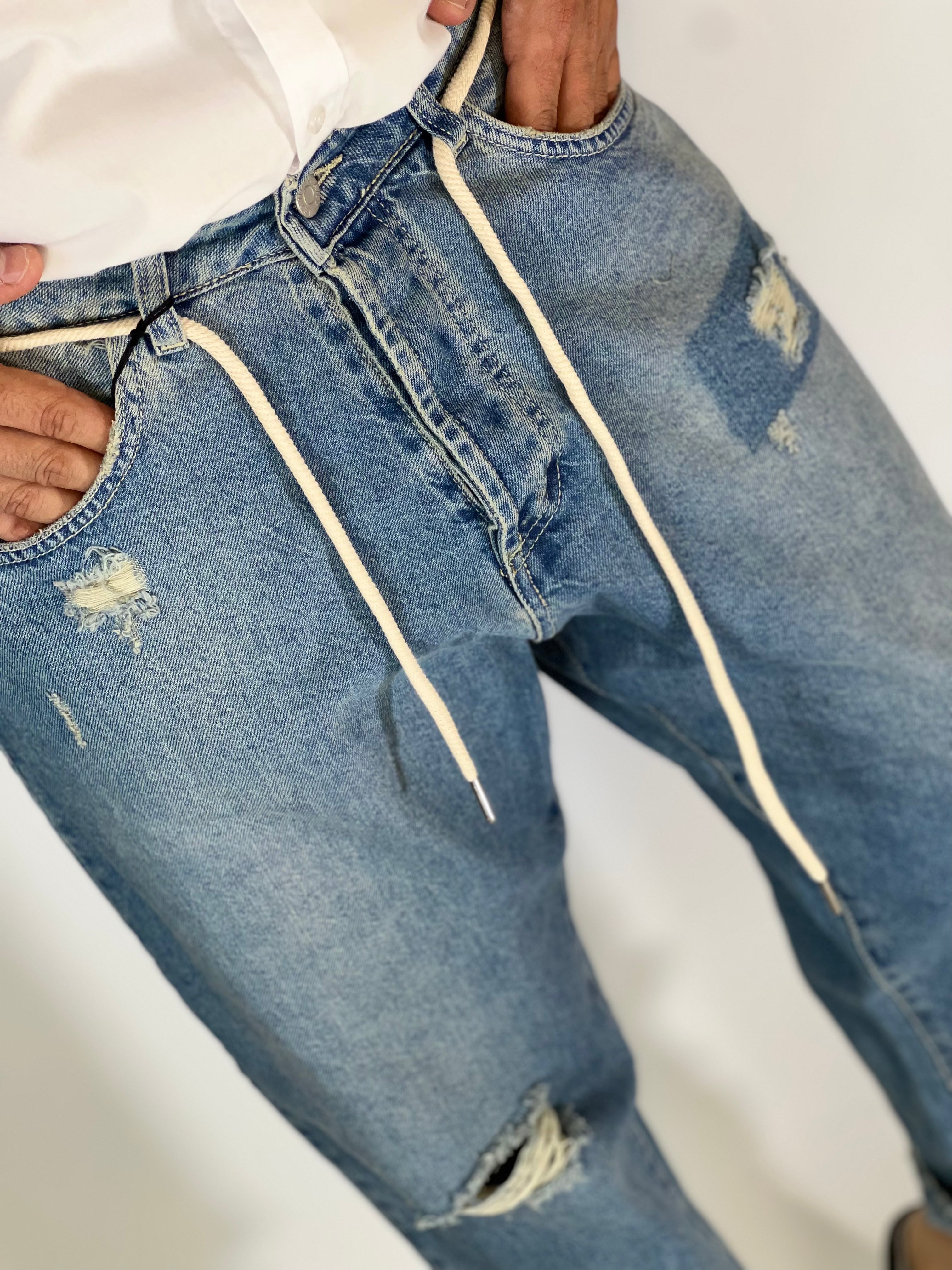 Jeans loose fit sabbiato ALGERIA42