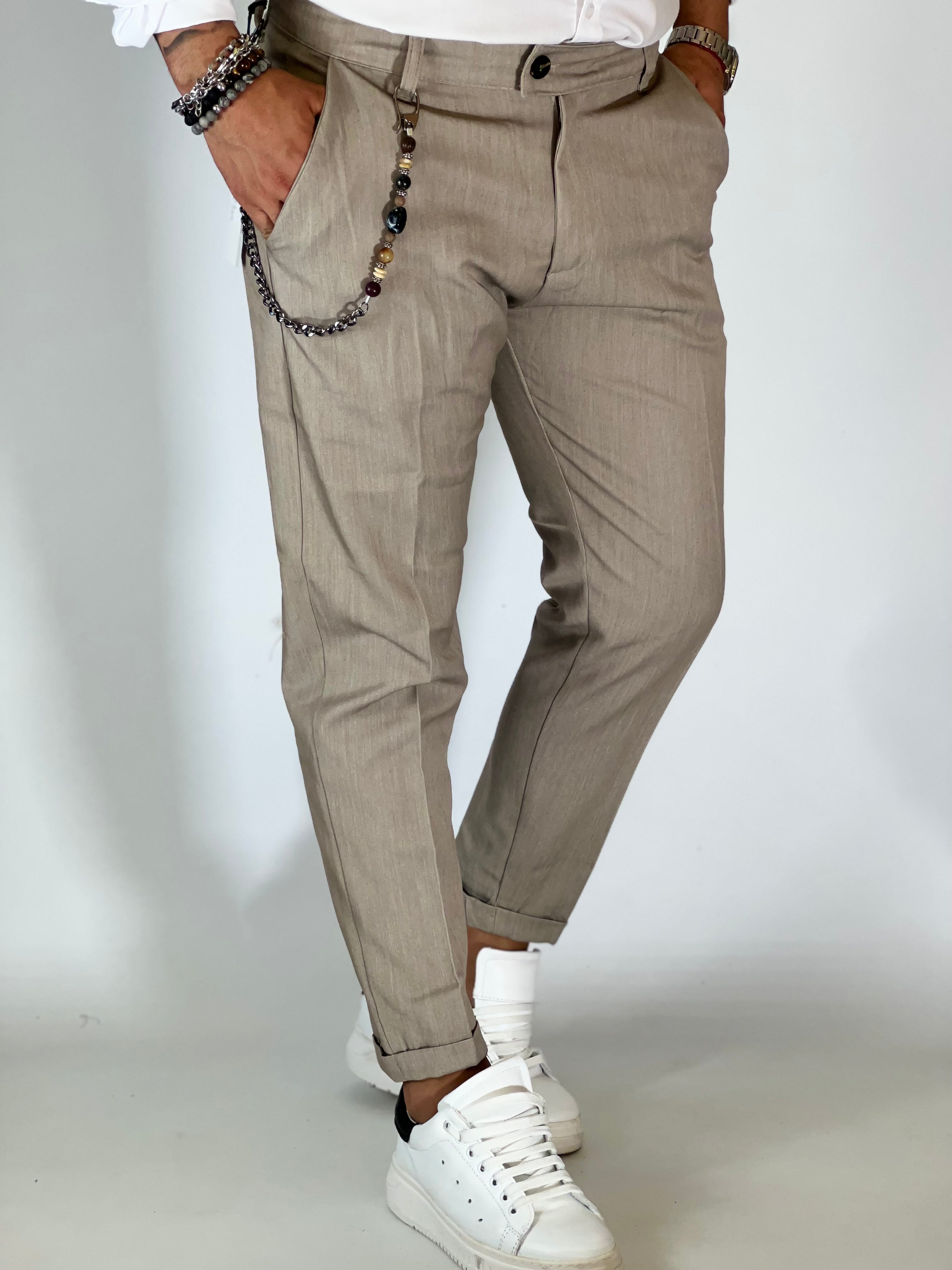Pantalone elegant fango AG95