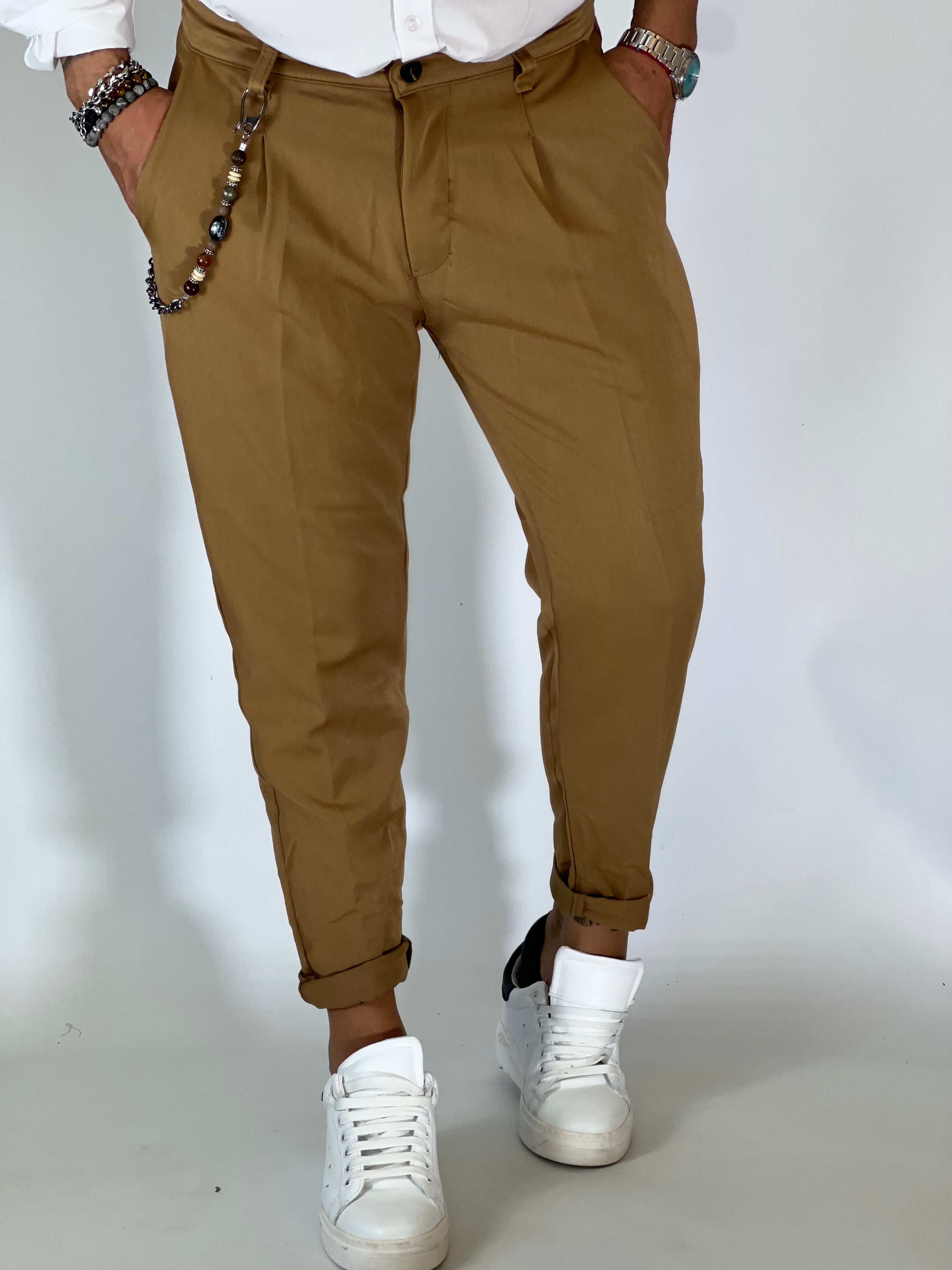 Pantalone cammello AG60