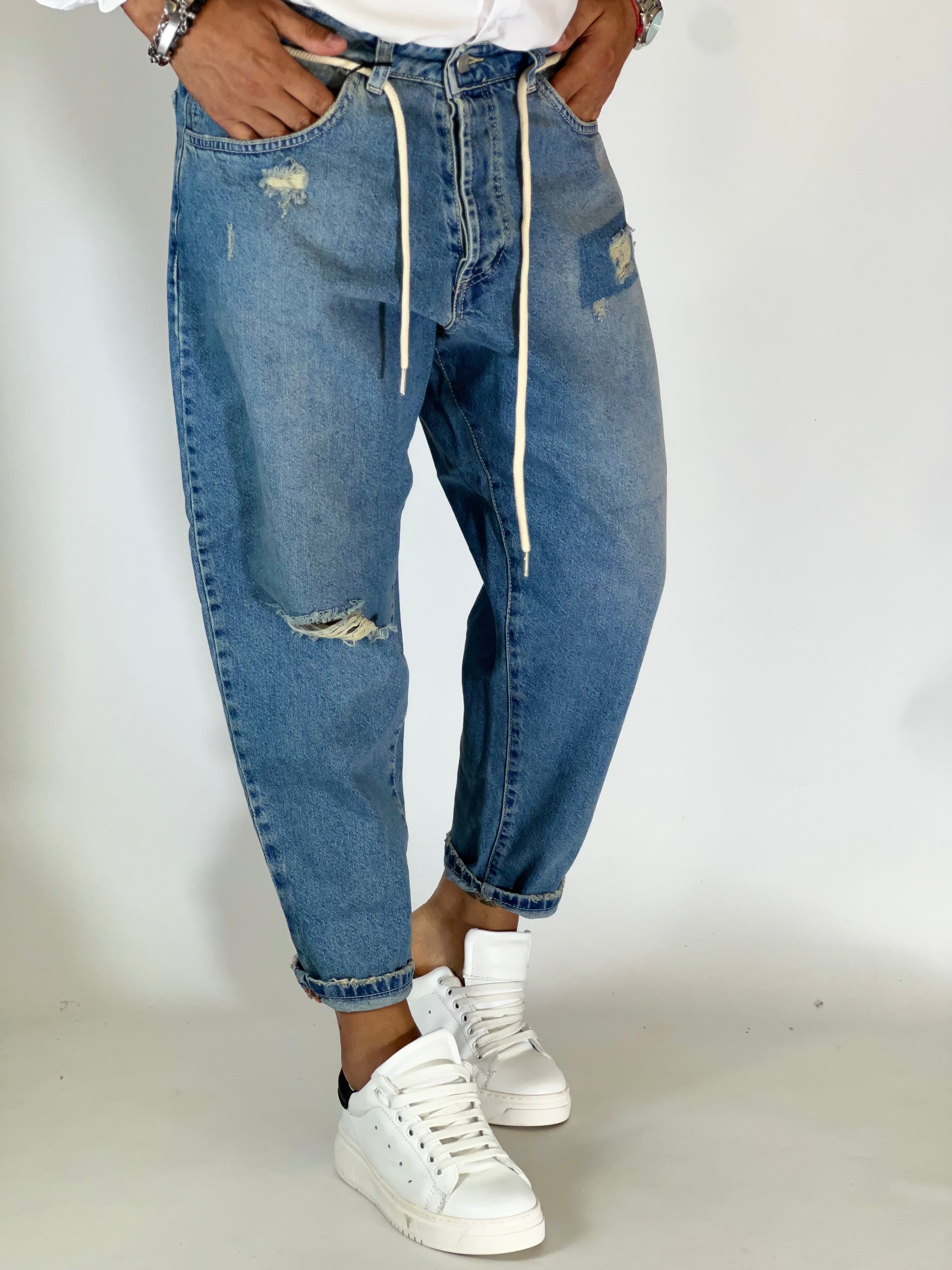 Jeans loose fit sabbiato ALGERIA42