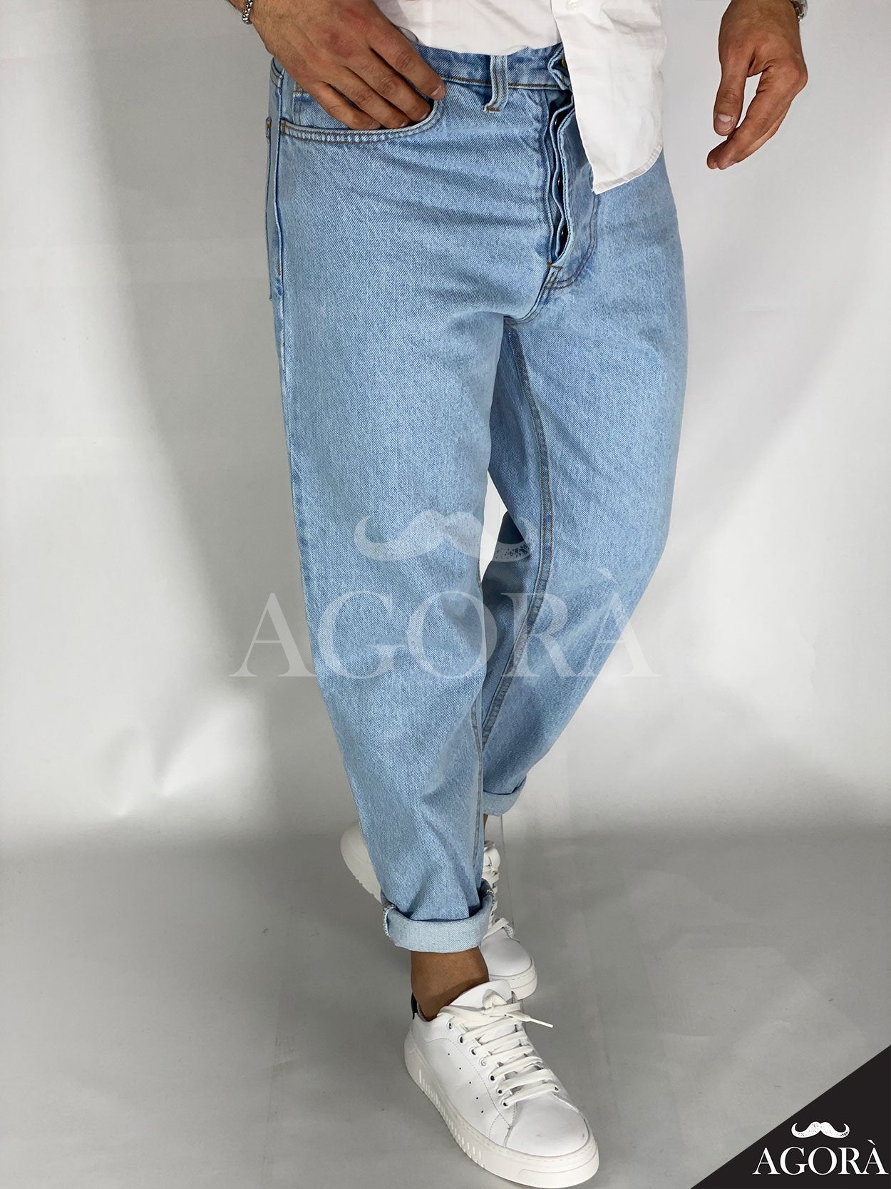 Empire · Jeans loose fit chiaro