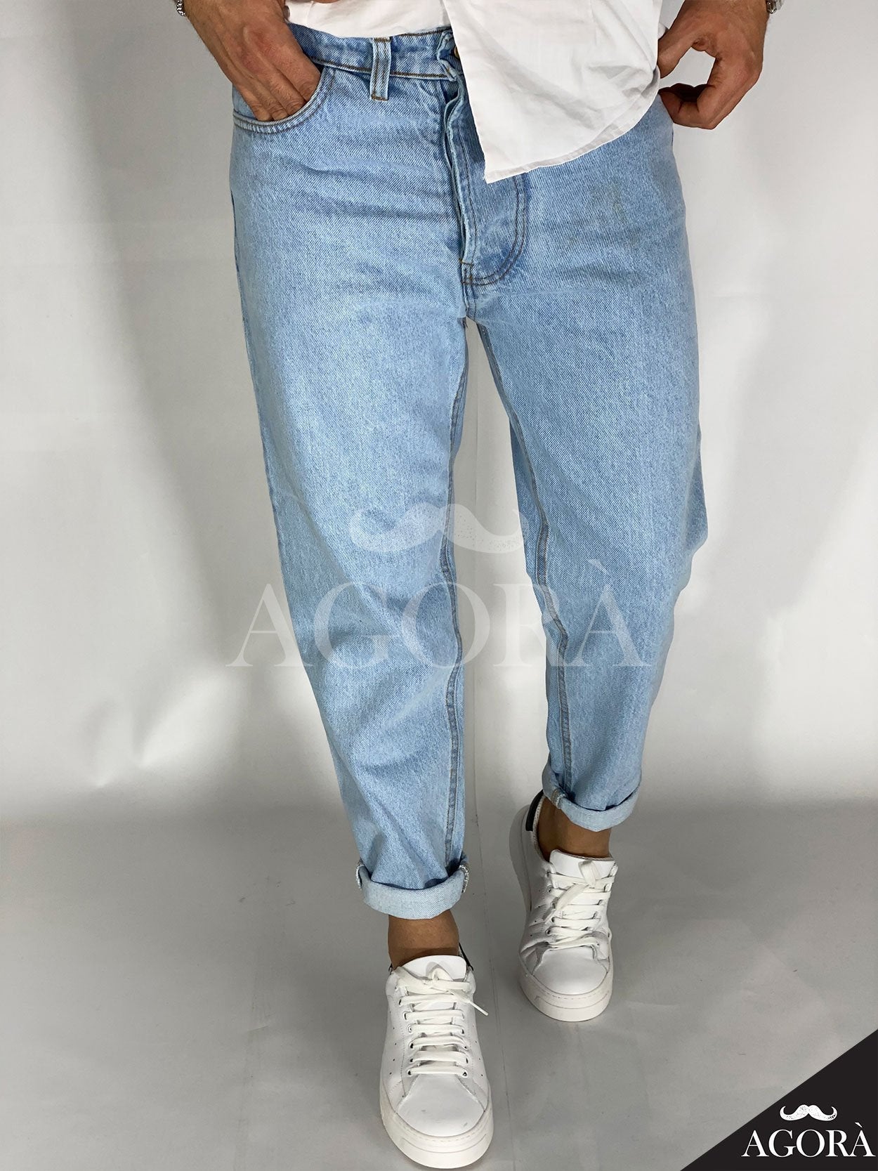 Empire · Jeans loose fit chiaro