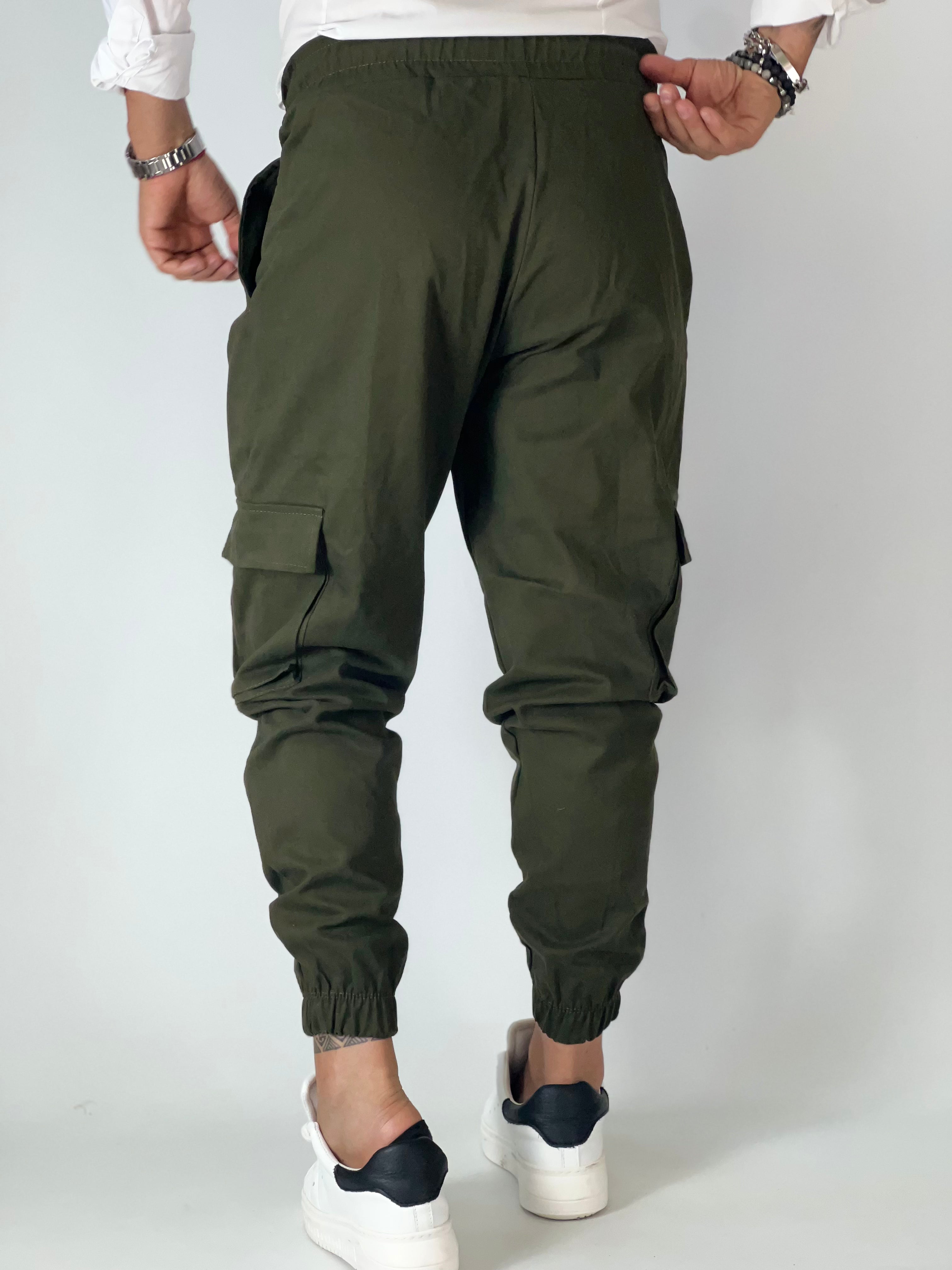 Pantalaccio cargo verde CUBI