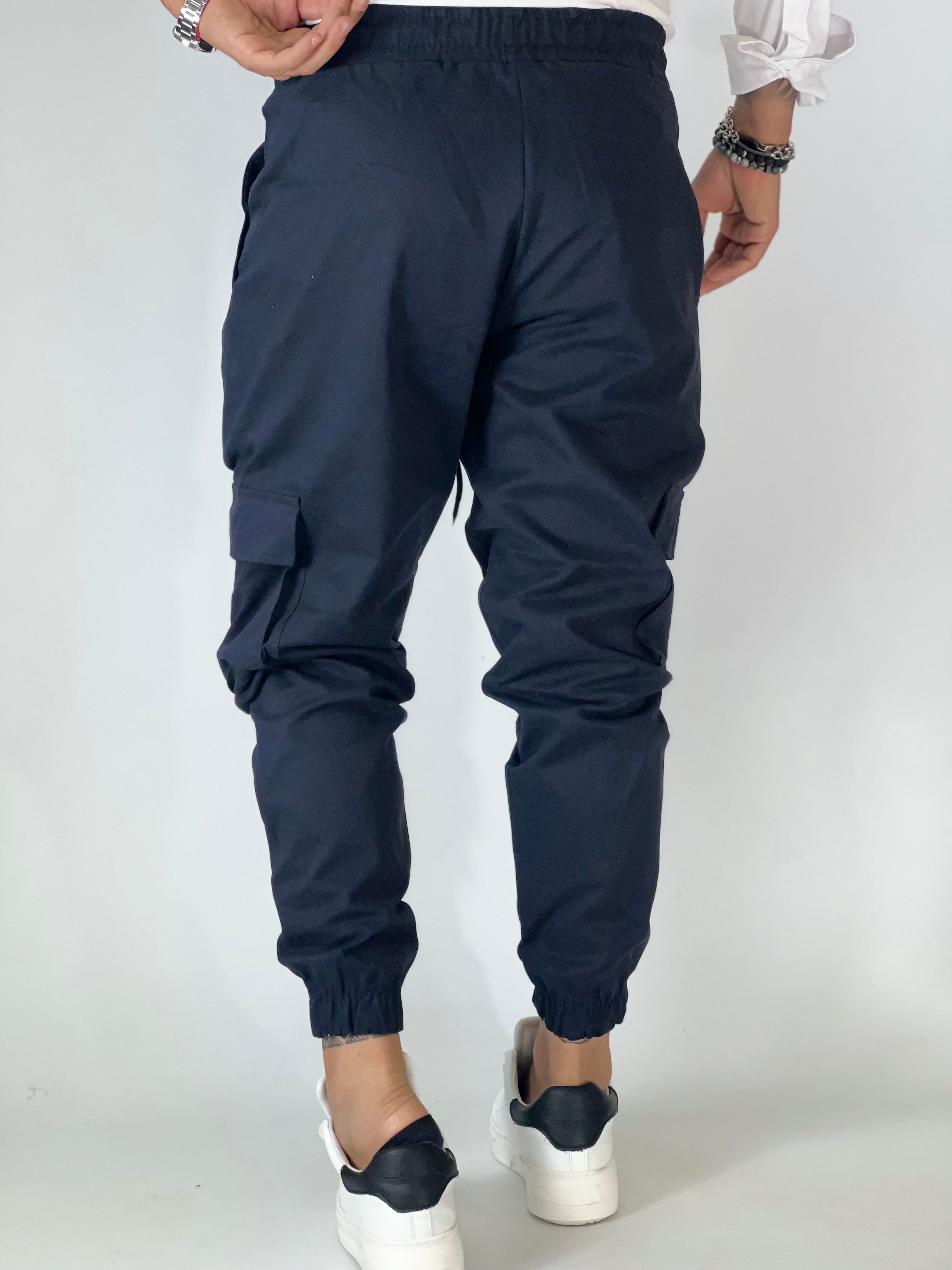 Pantalaccio cargo blu CUBI