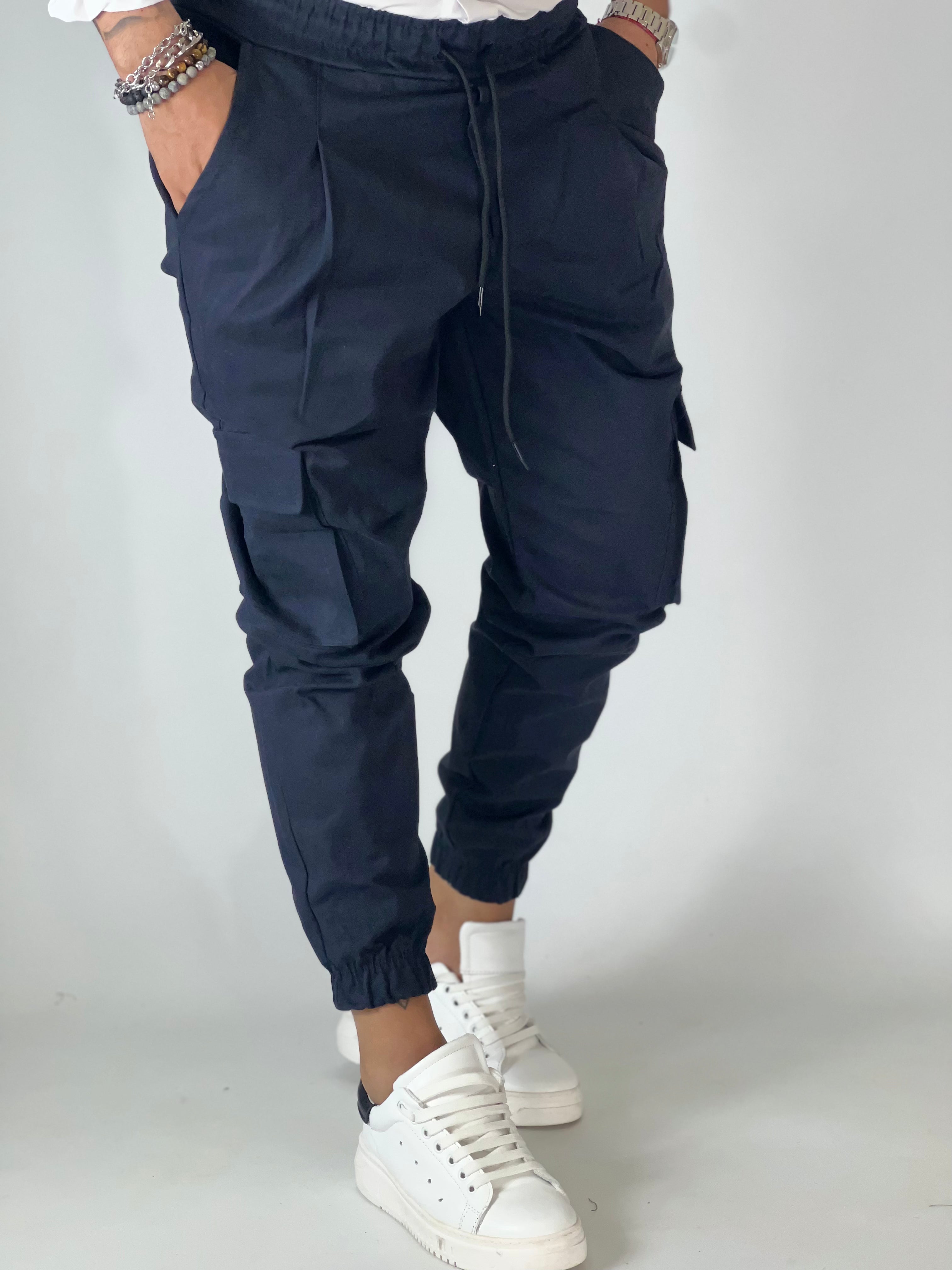 Pantalaccio cargo blu CUBI