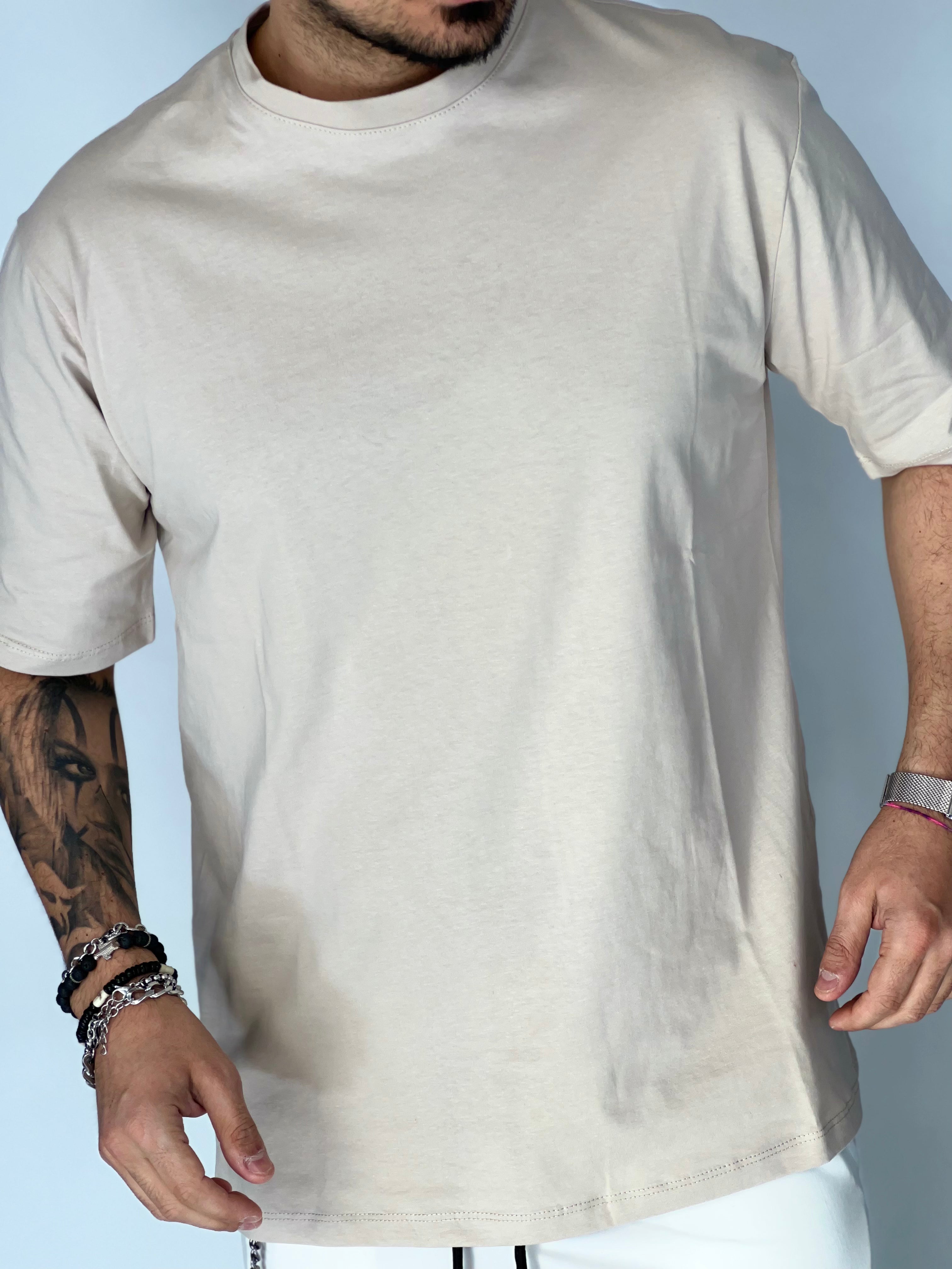 T-Shirt over basic beige DC80316