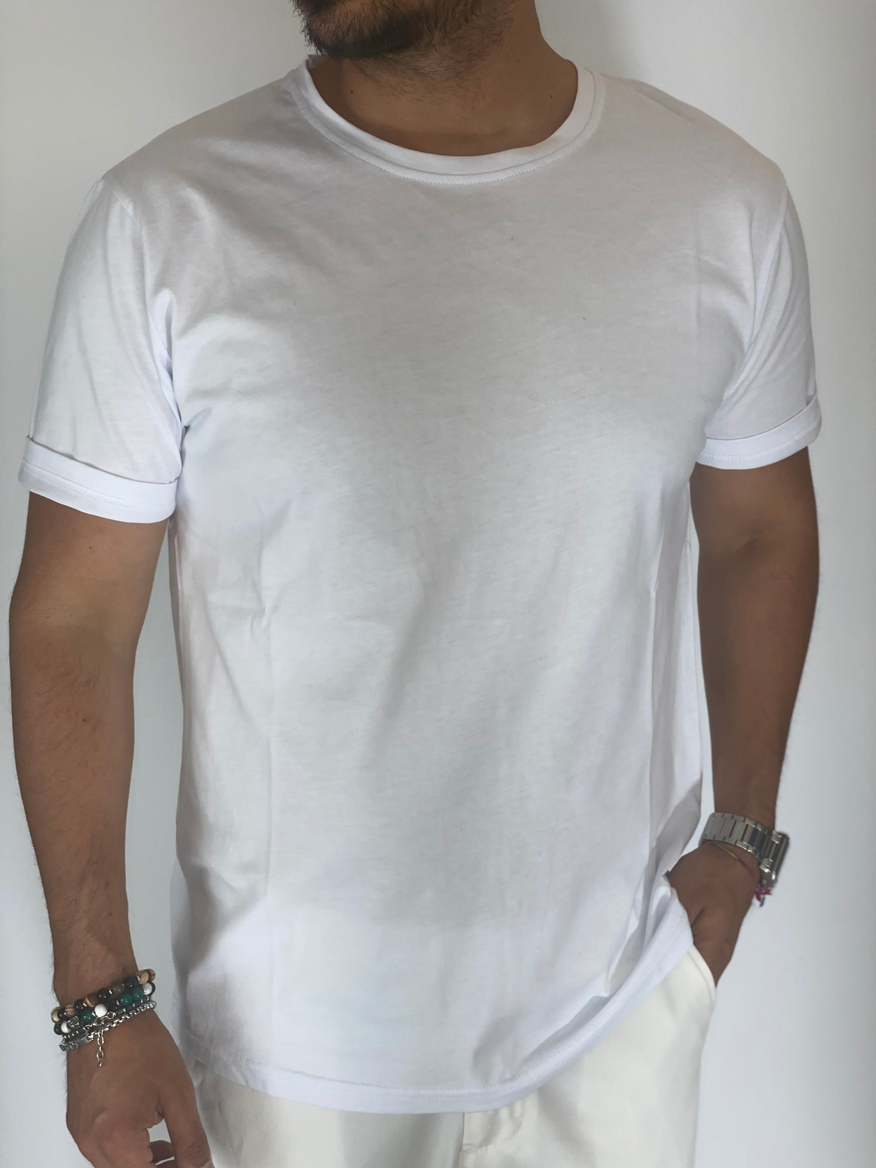 T-Shirt basic bianca M19221