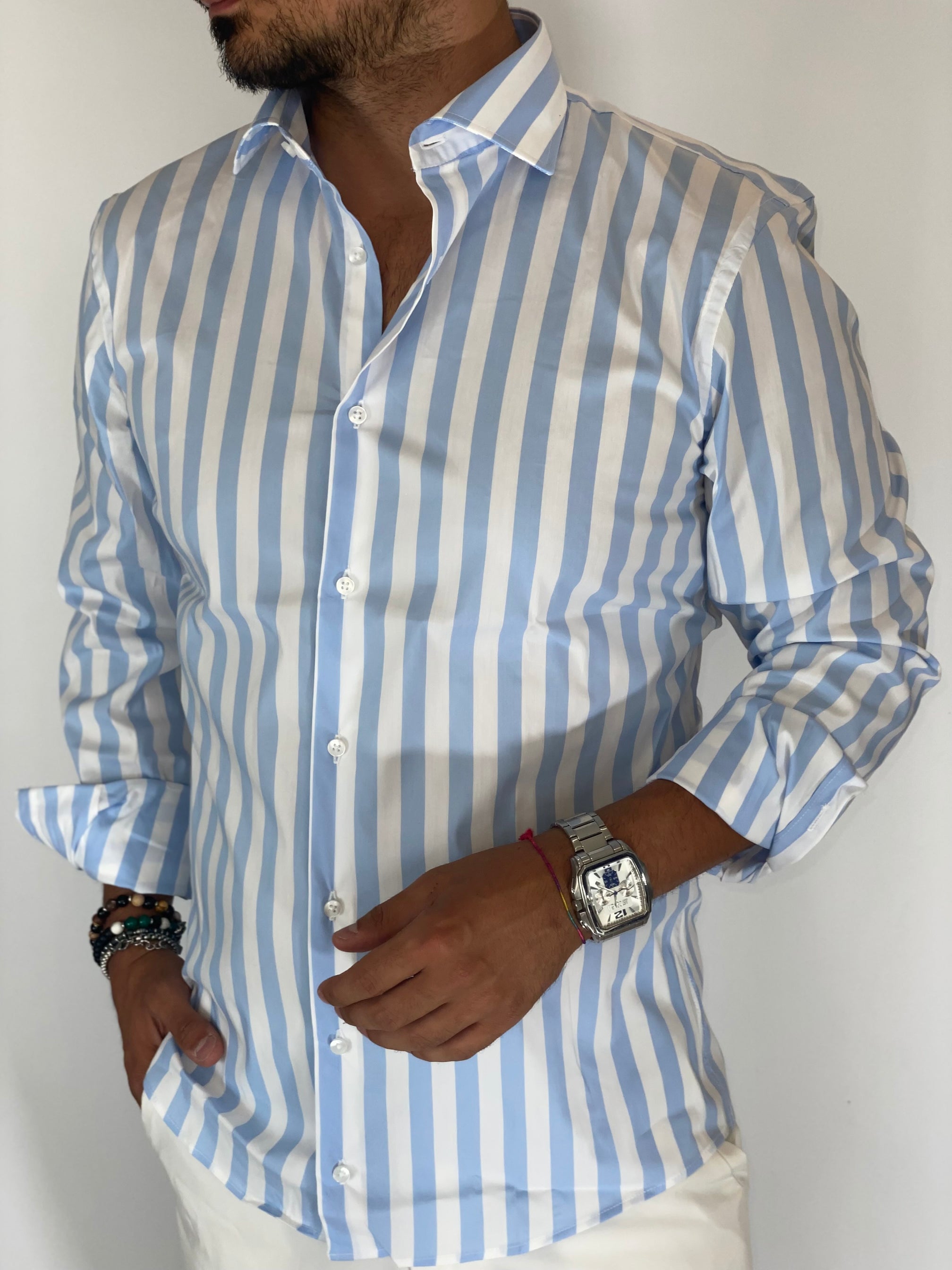 Camicia celeste FOREST MIGLIACCIO