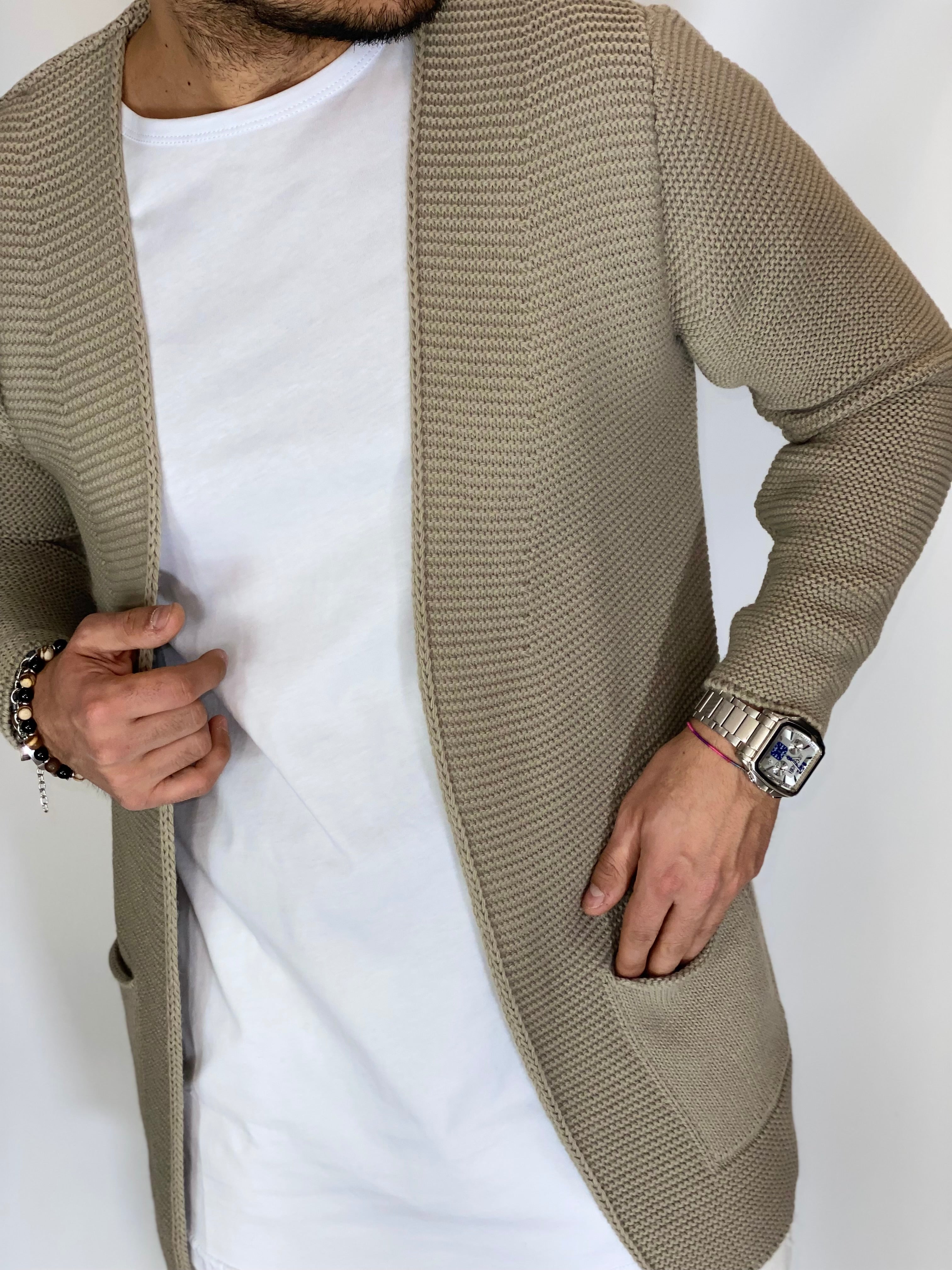 Breeze · Cardigan aperto beige