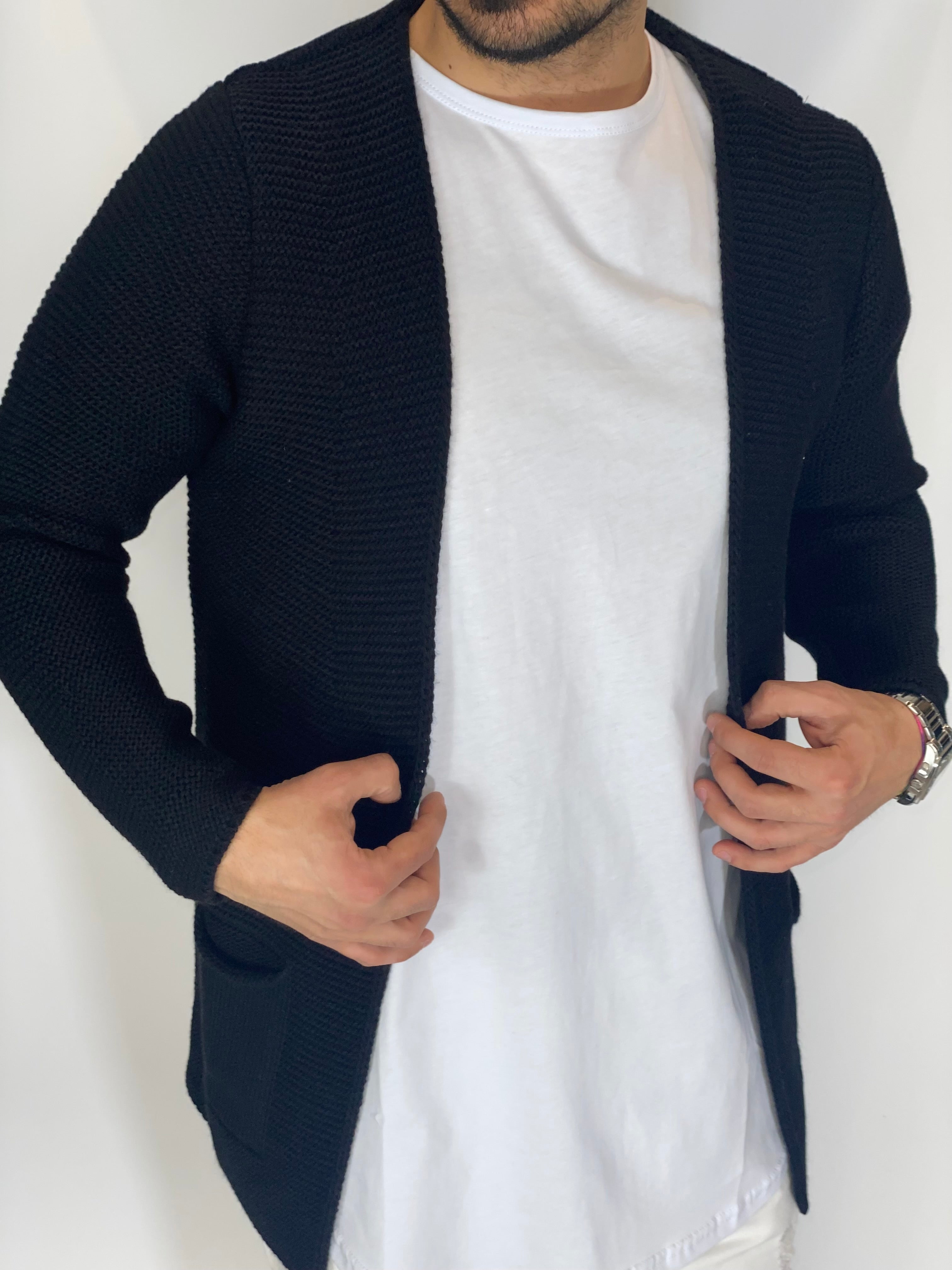 Breeze · Cardigan aperto nero