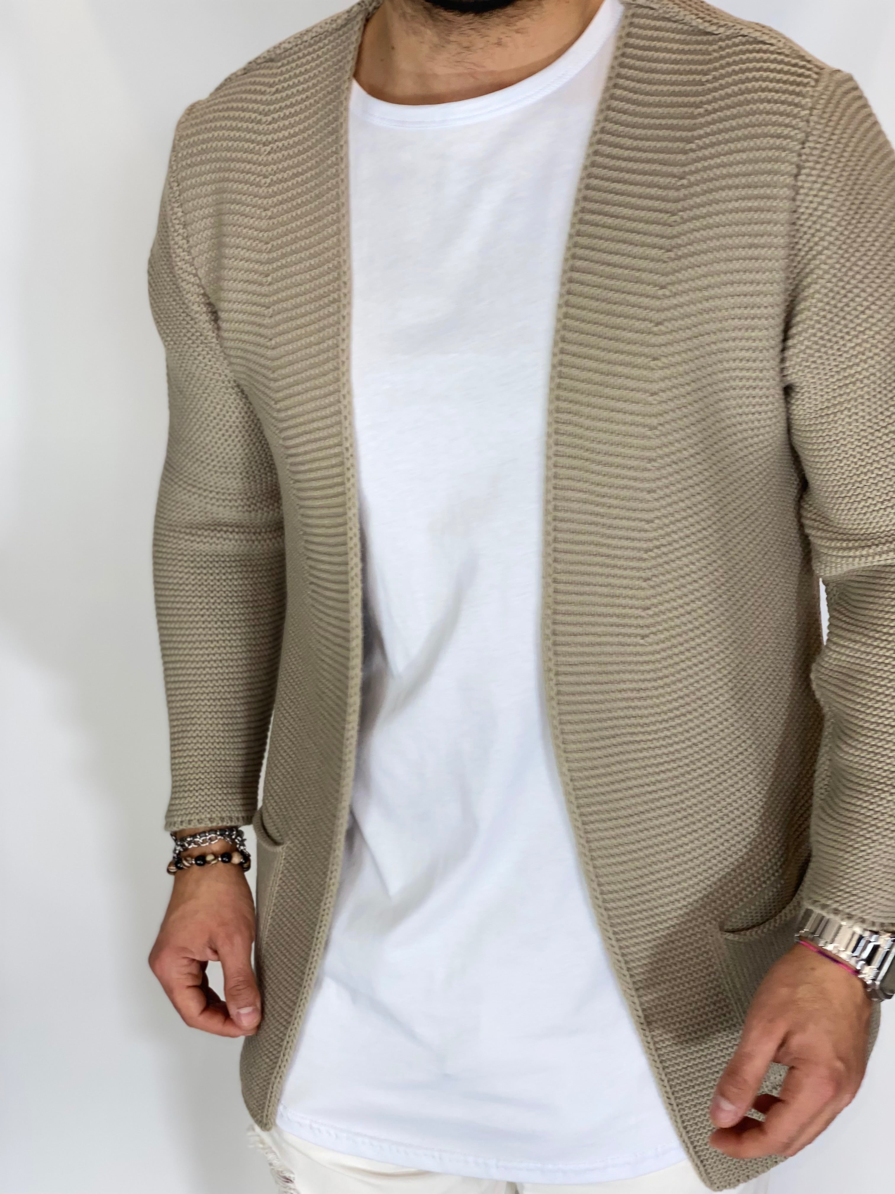 Breeze · Cardigan aperto beige