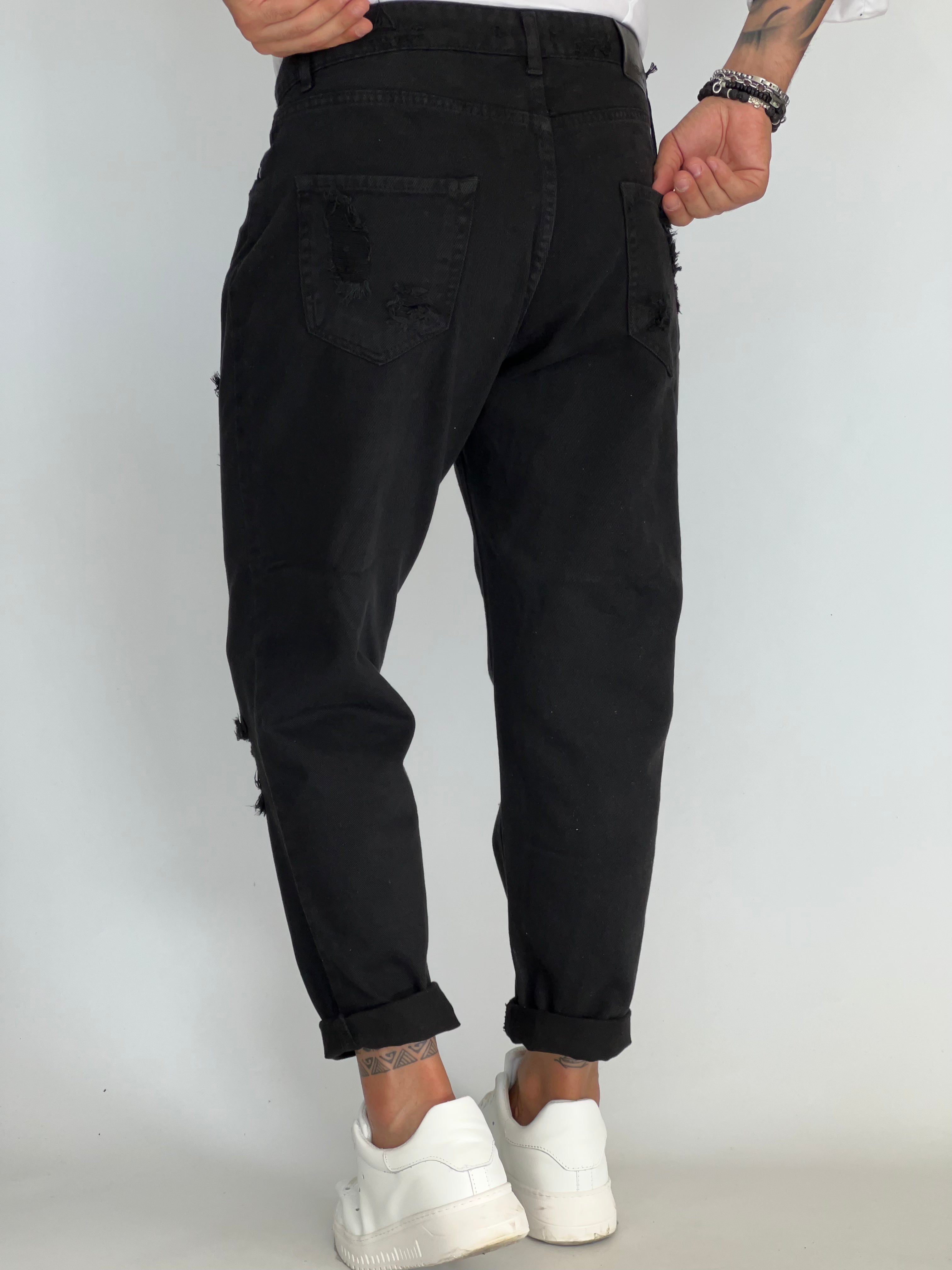 Pantalone loose fit nero GV81