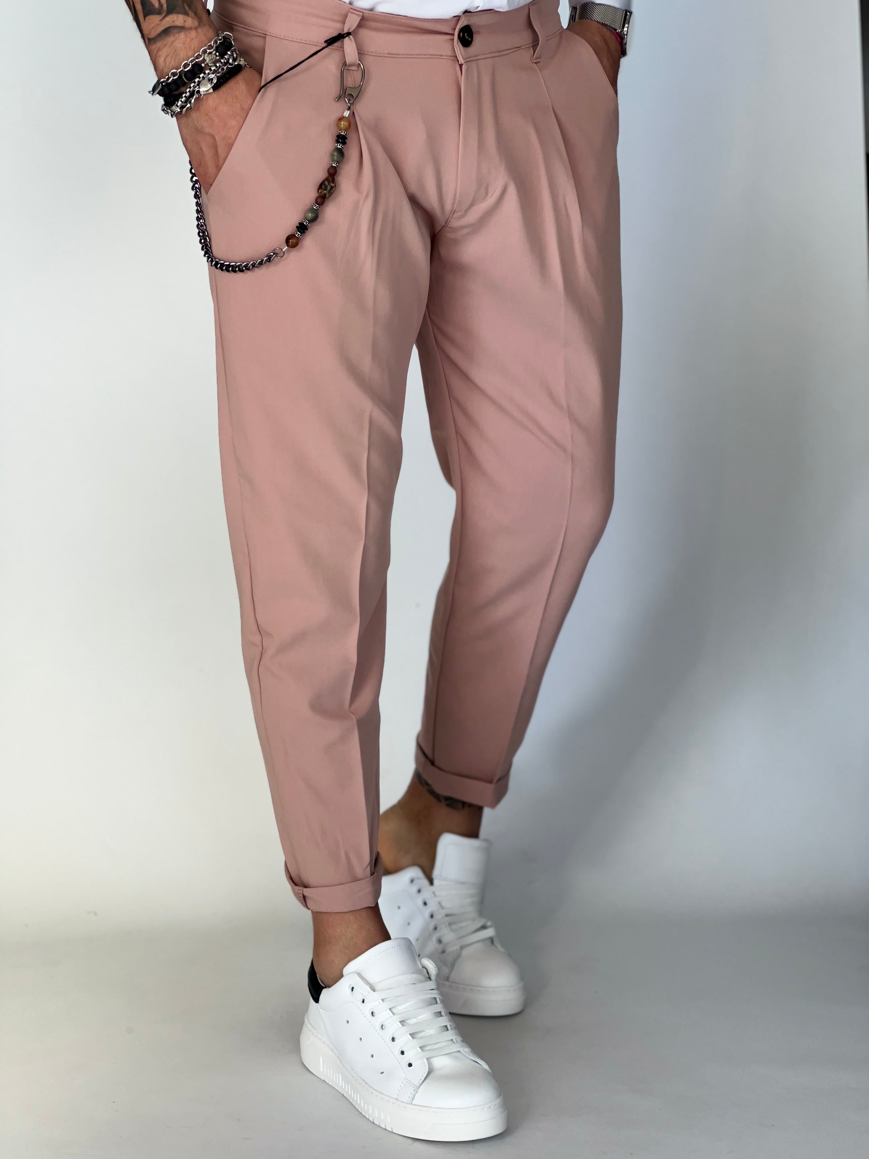 Pantalone rosa cipria AG60
