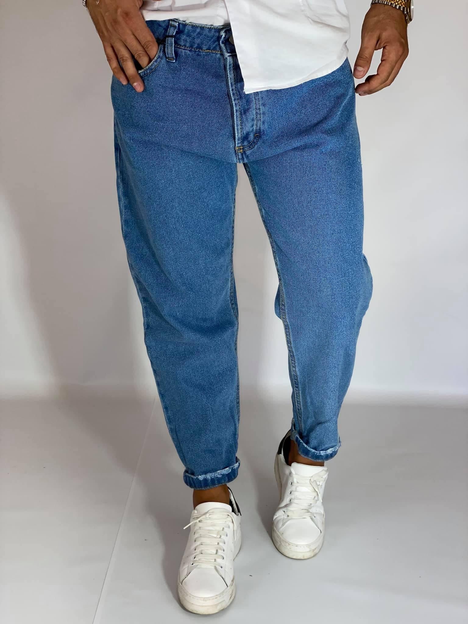 District · Jeans loose fit scuro