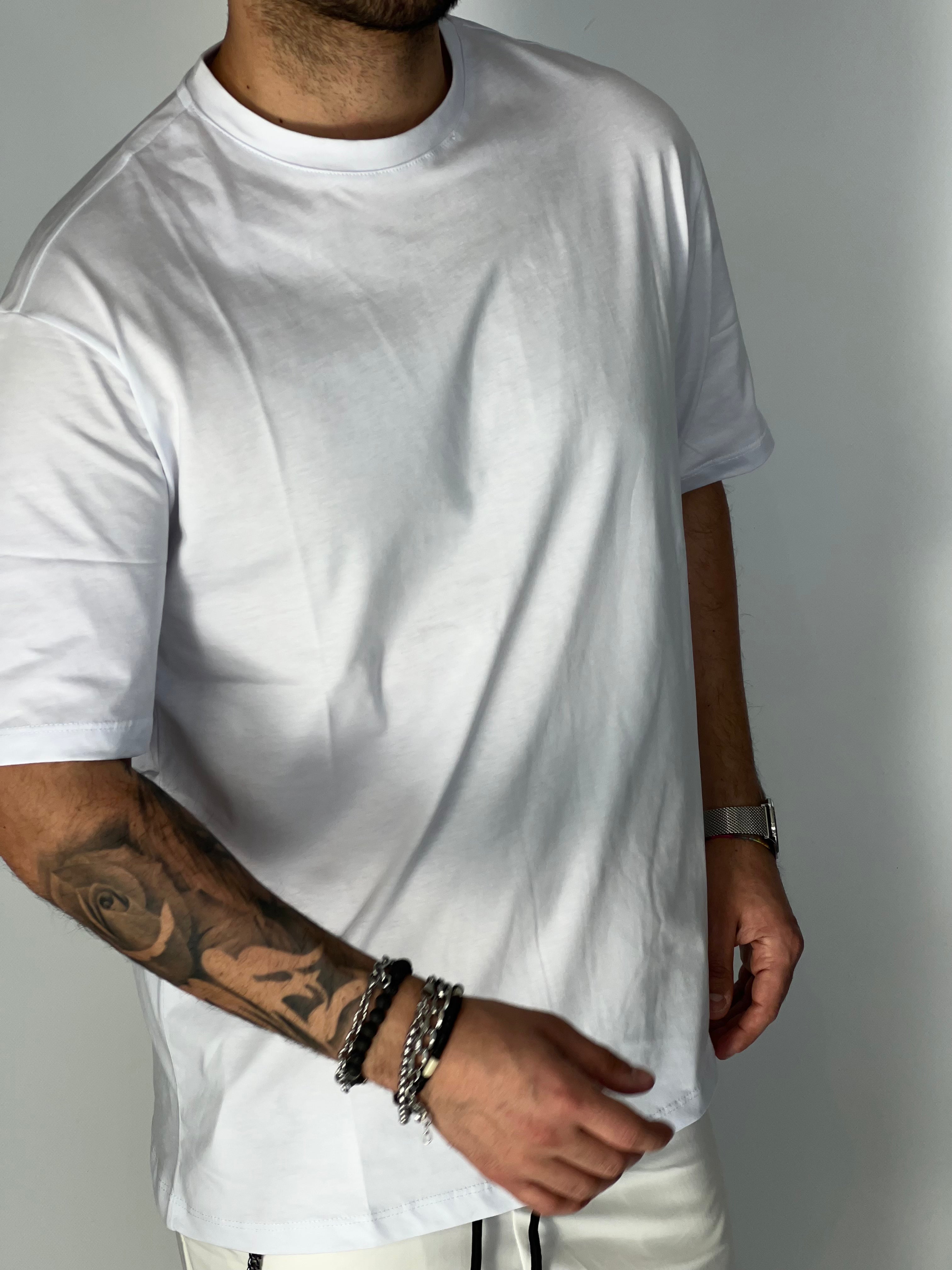 T-Shirt over basic bianca DC80316
