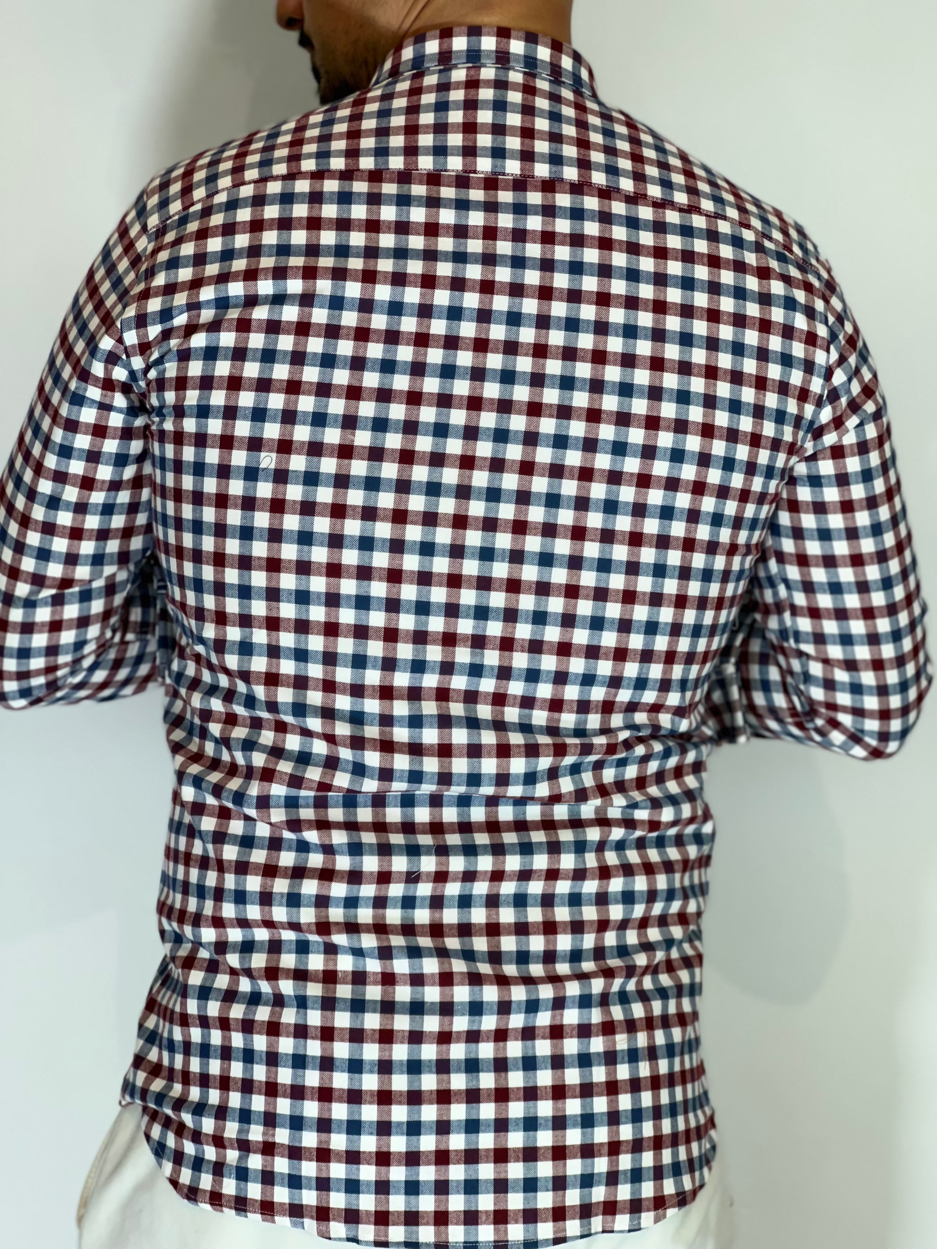 Summit · Camicia MIGLIACCIO blu/bordeaux