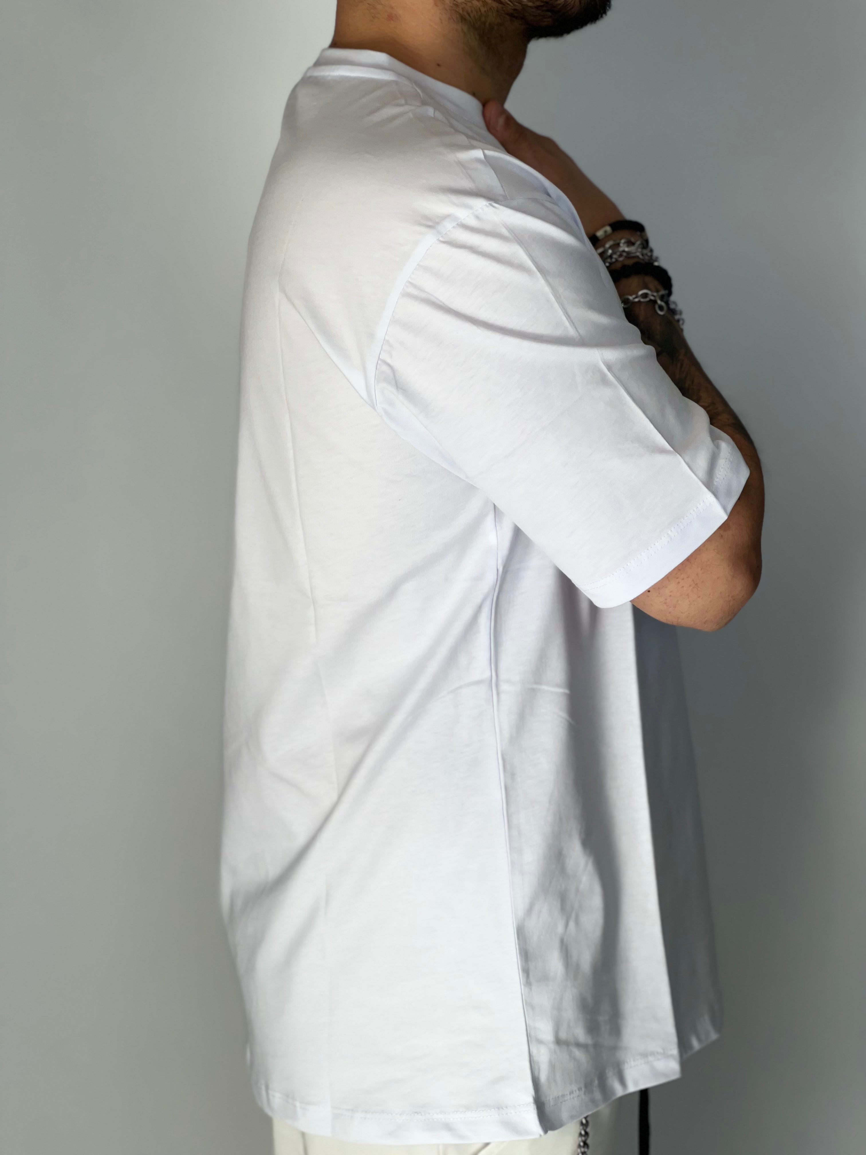 T-Shirt over basic bianca DC80316