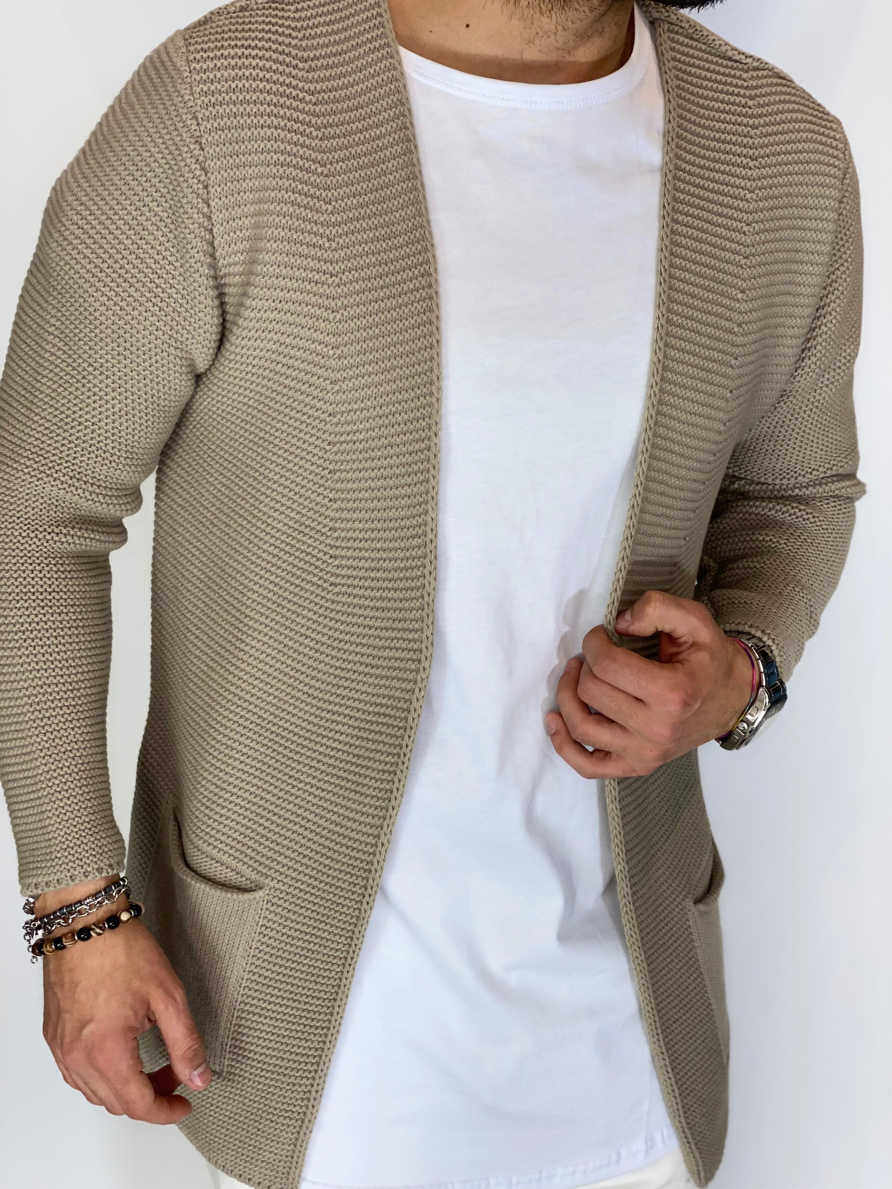 Breeze · Cardigan aperto beige