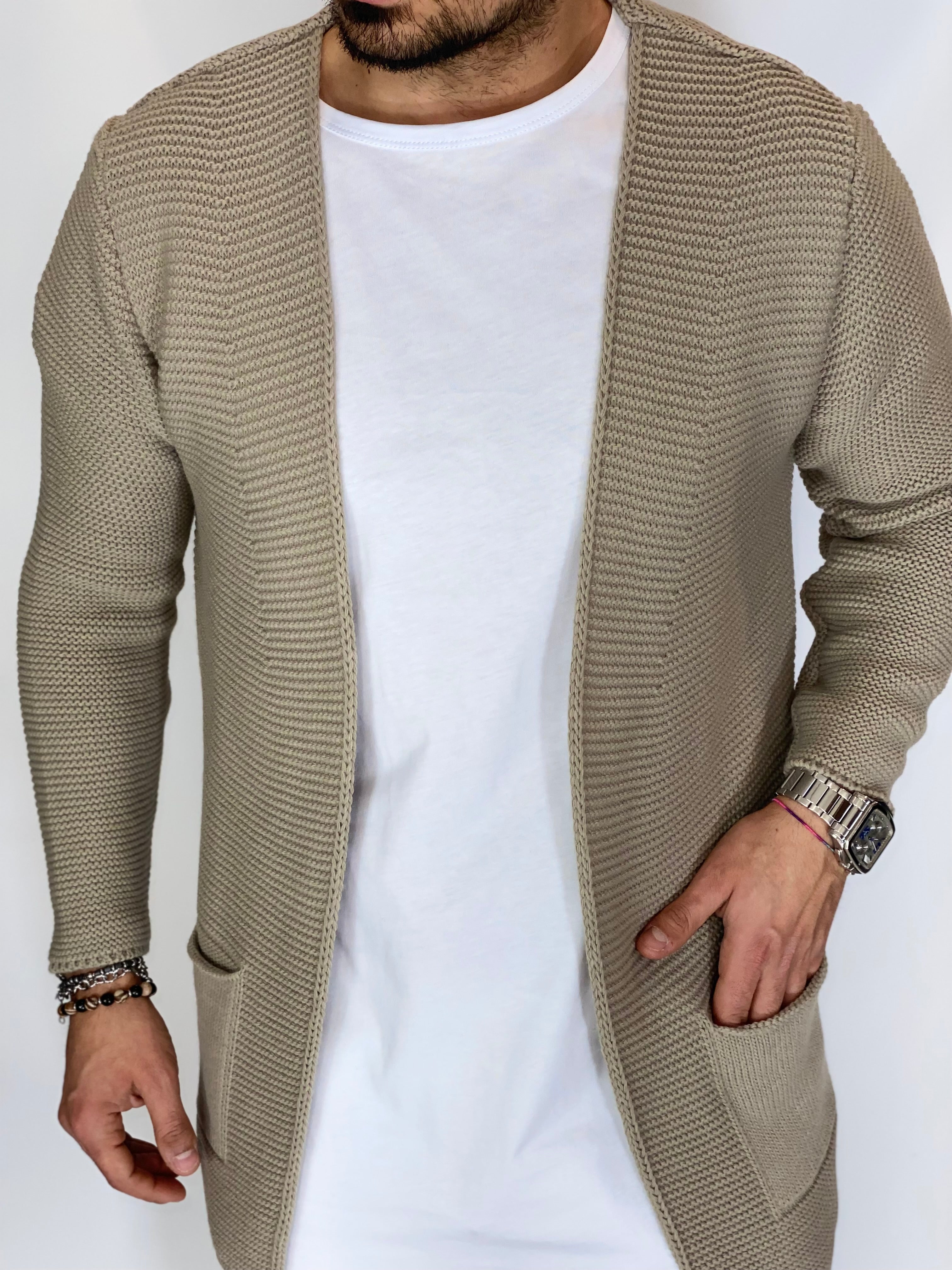 Breeze · Cardigan aperto beige