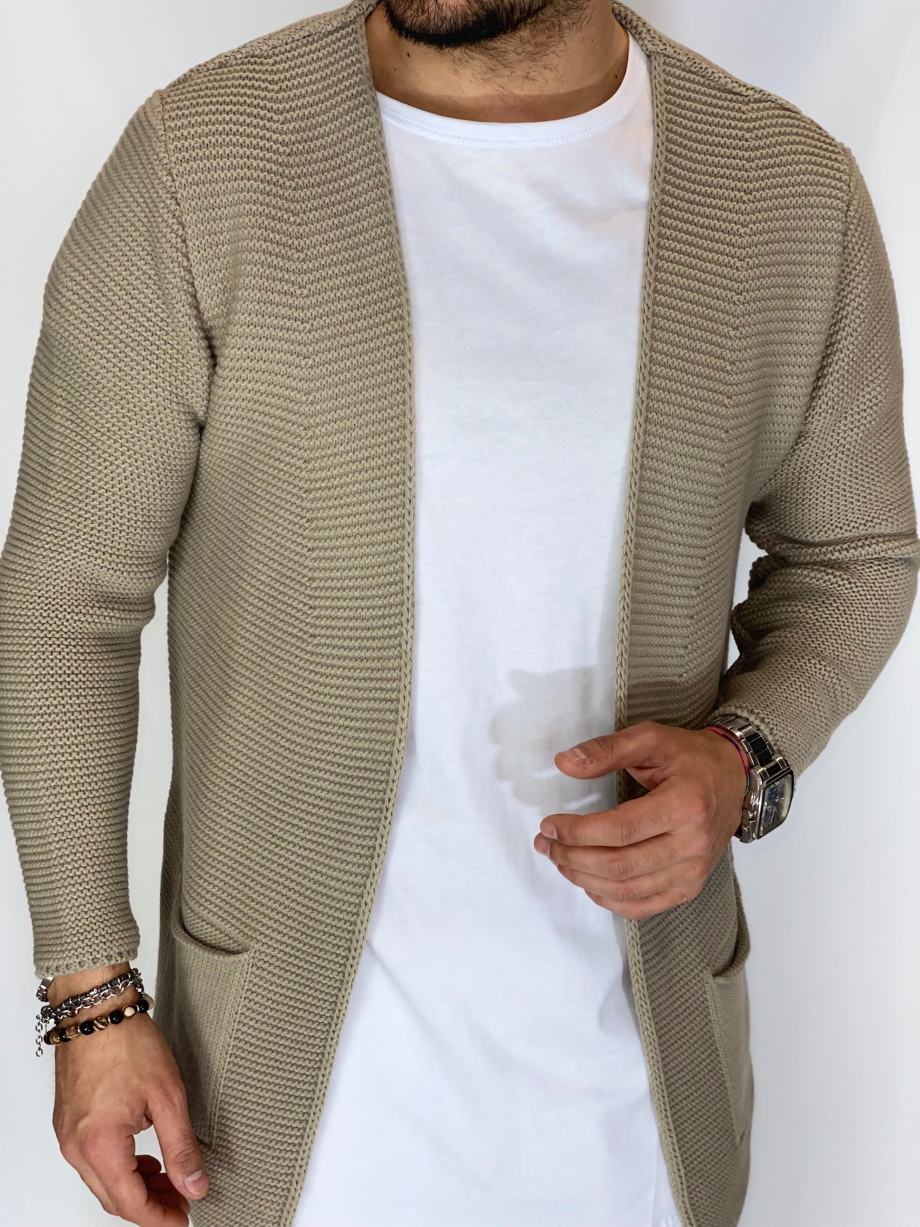 Breeze · Cardigan aperto beige