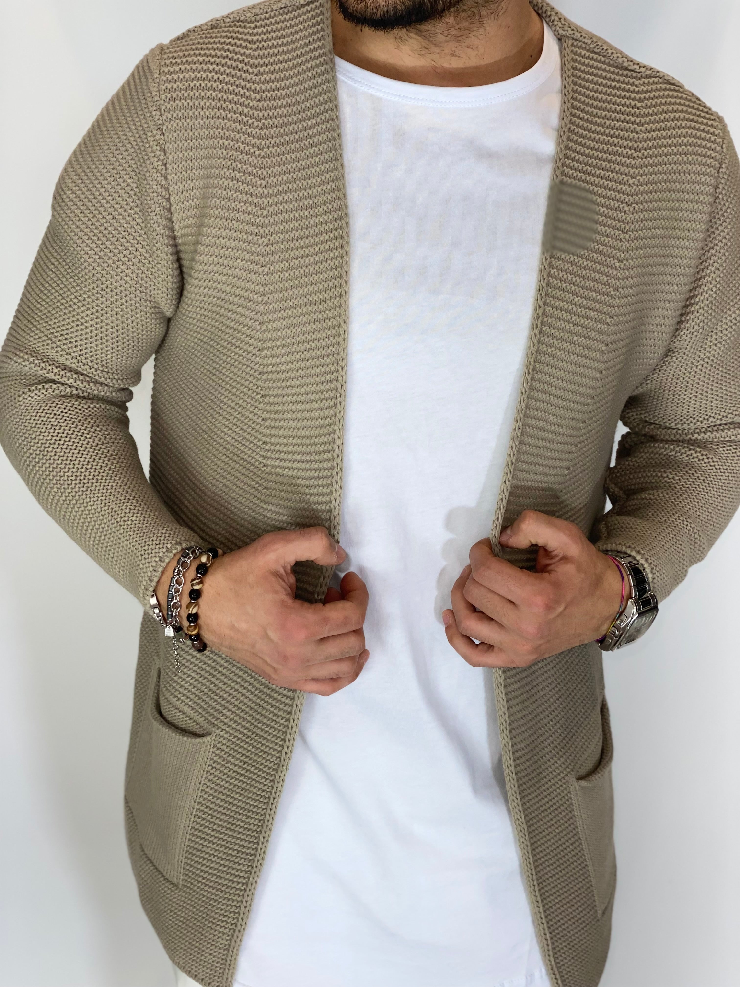 Breeze · Cardigan aperto beige
