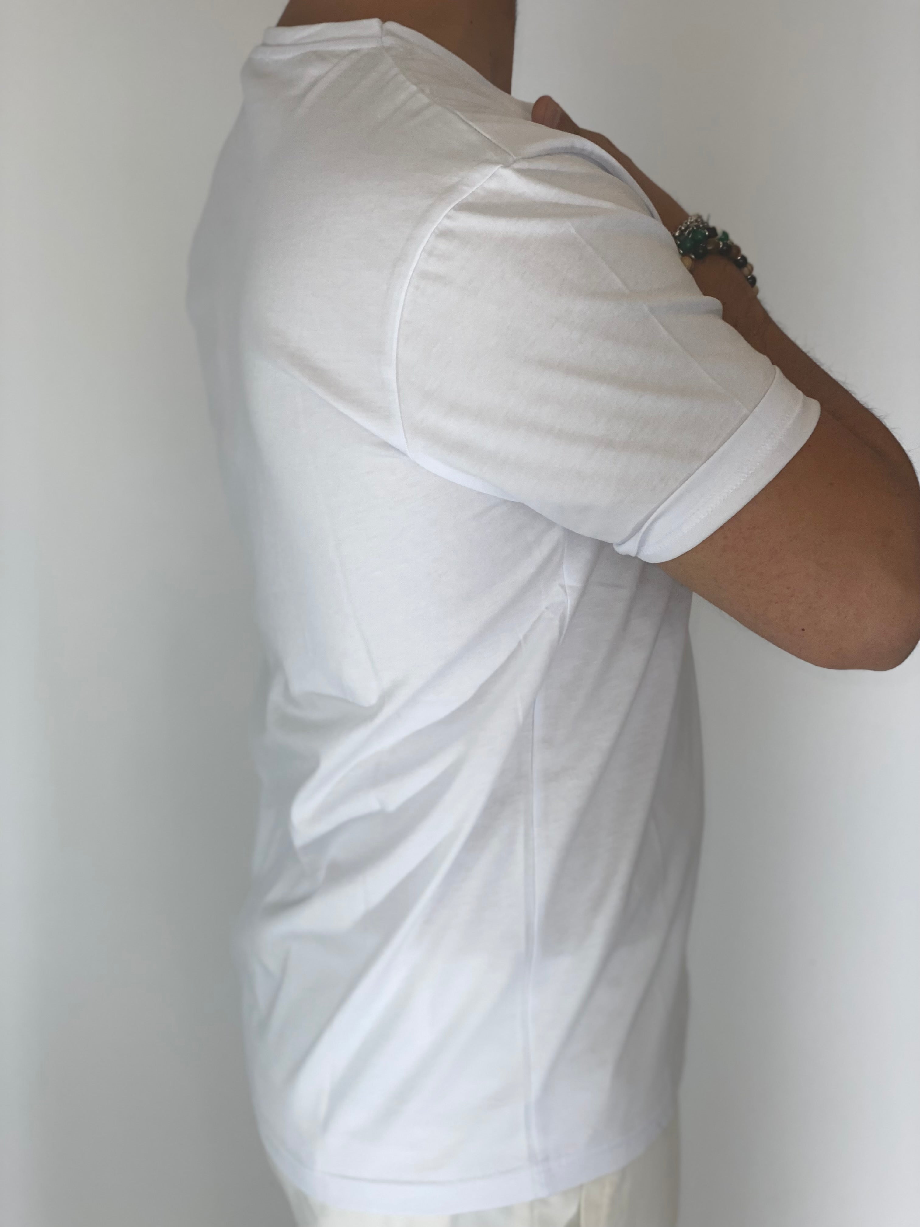 T-Shirt basic bianca M19221