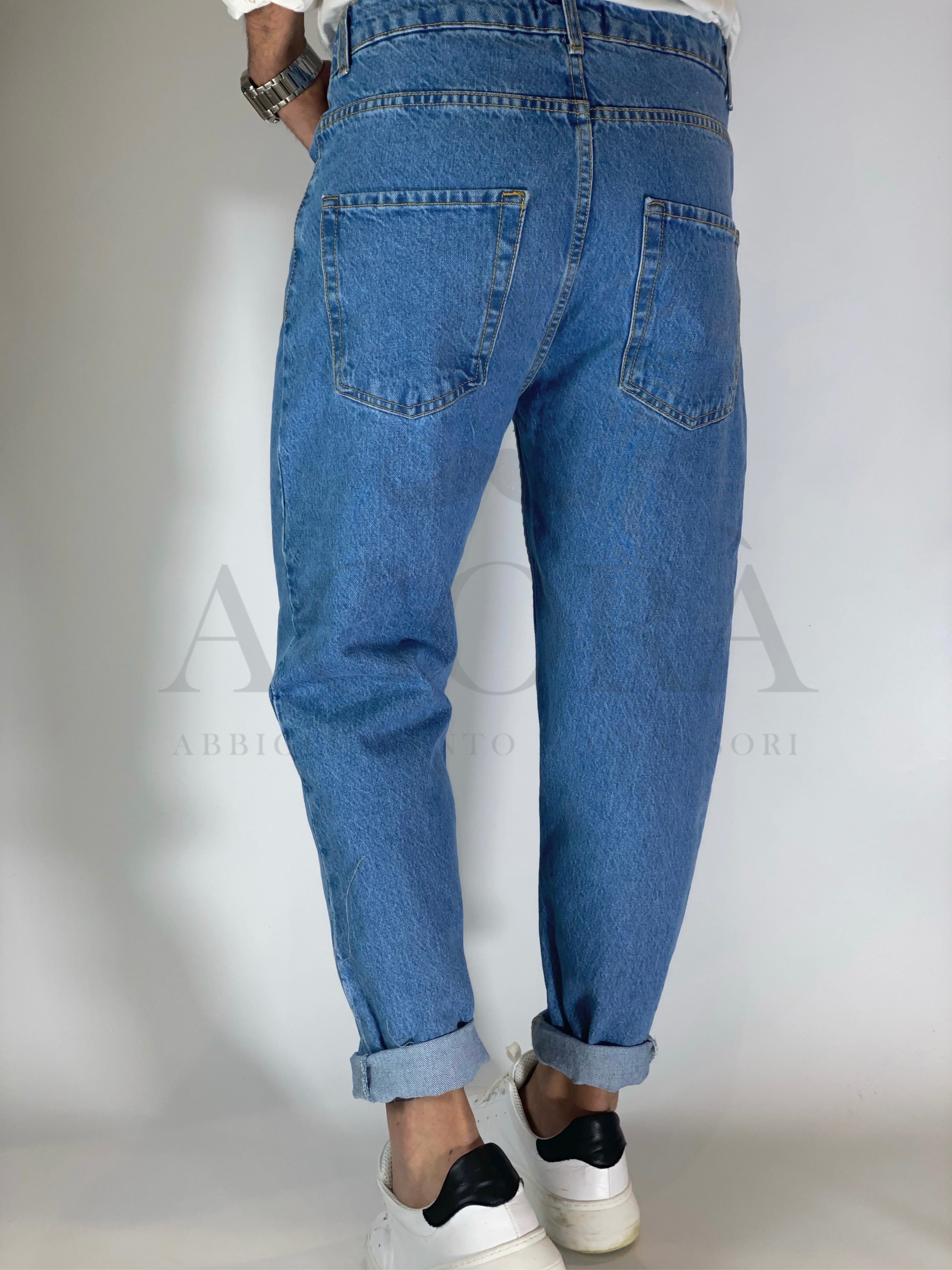 District · Jeans loose fit scuro