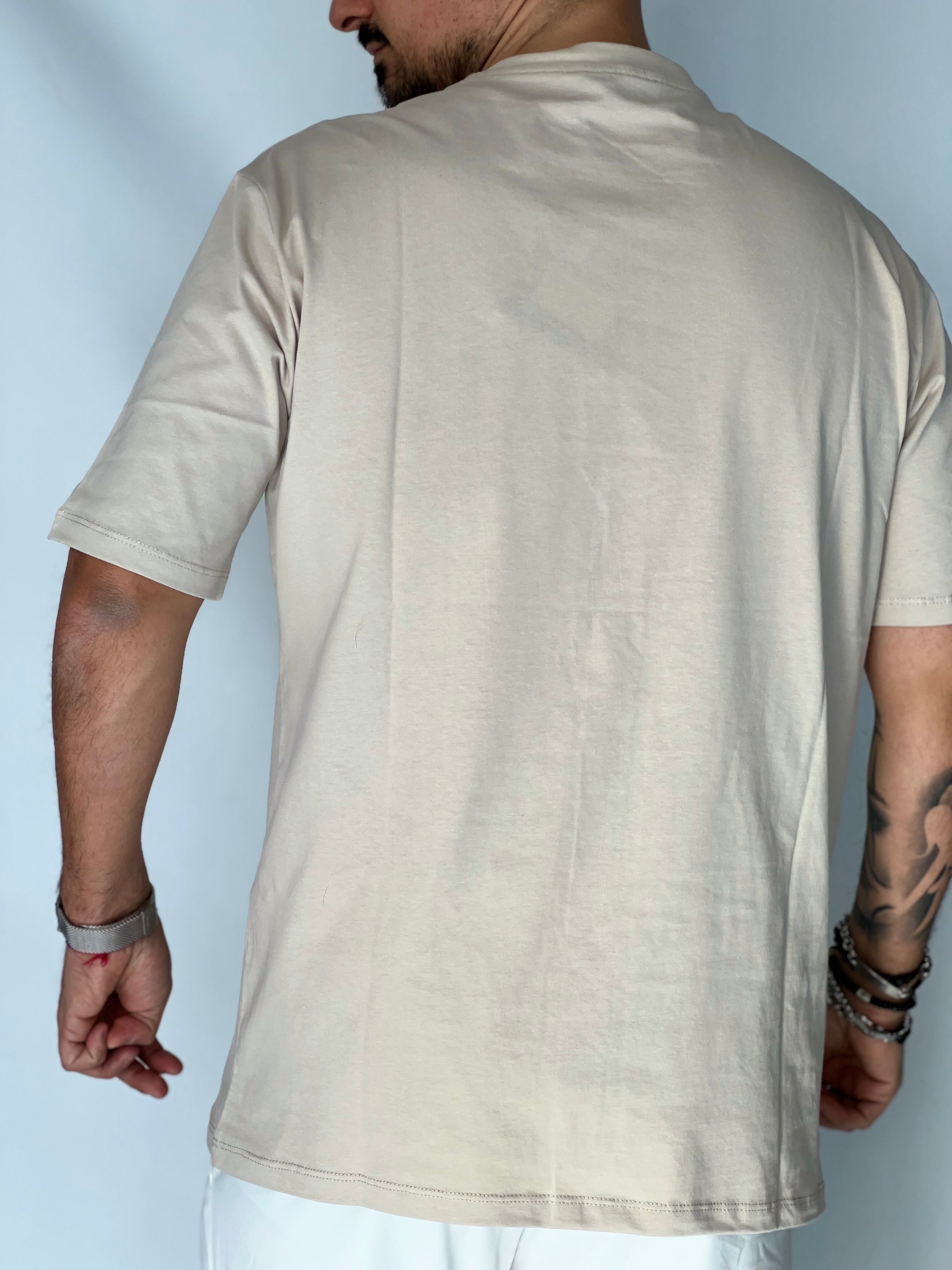 T-Shirt over basic beige DC80316