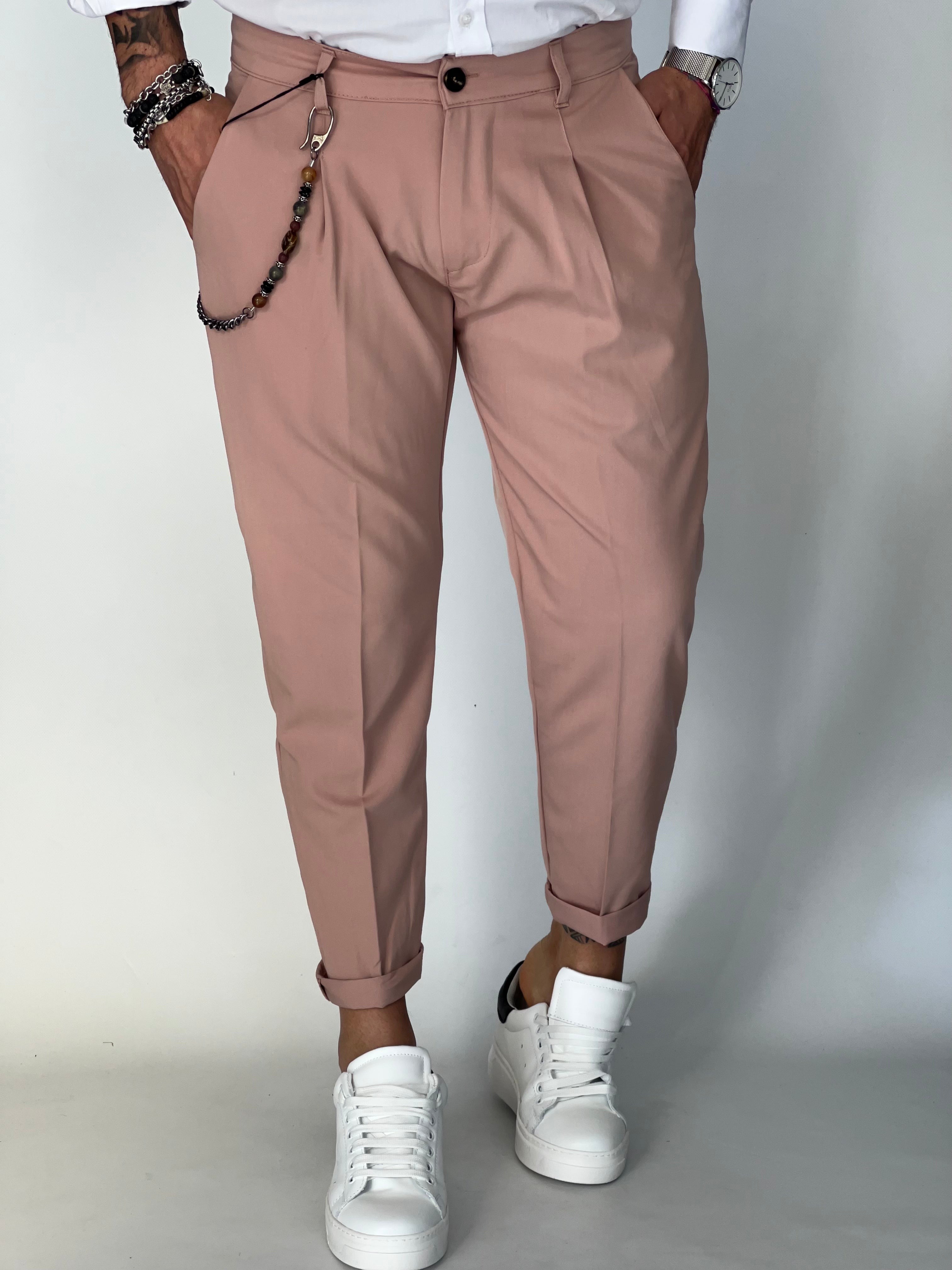 Pantalone rosa cipria AG60