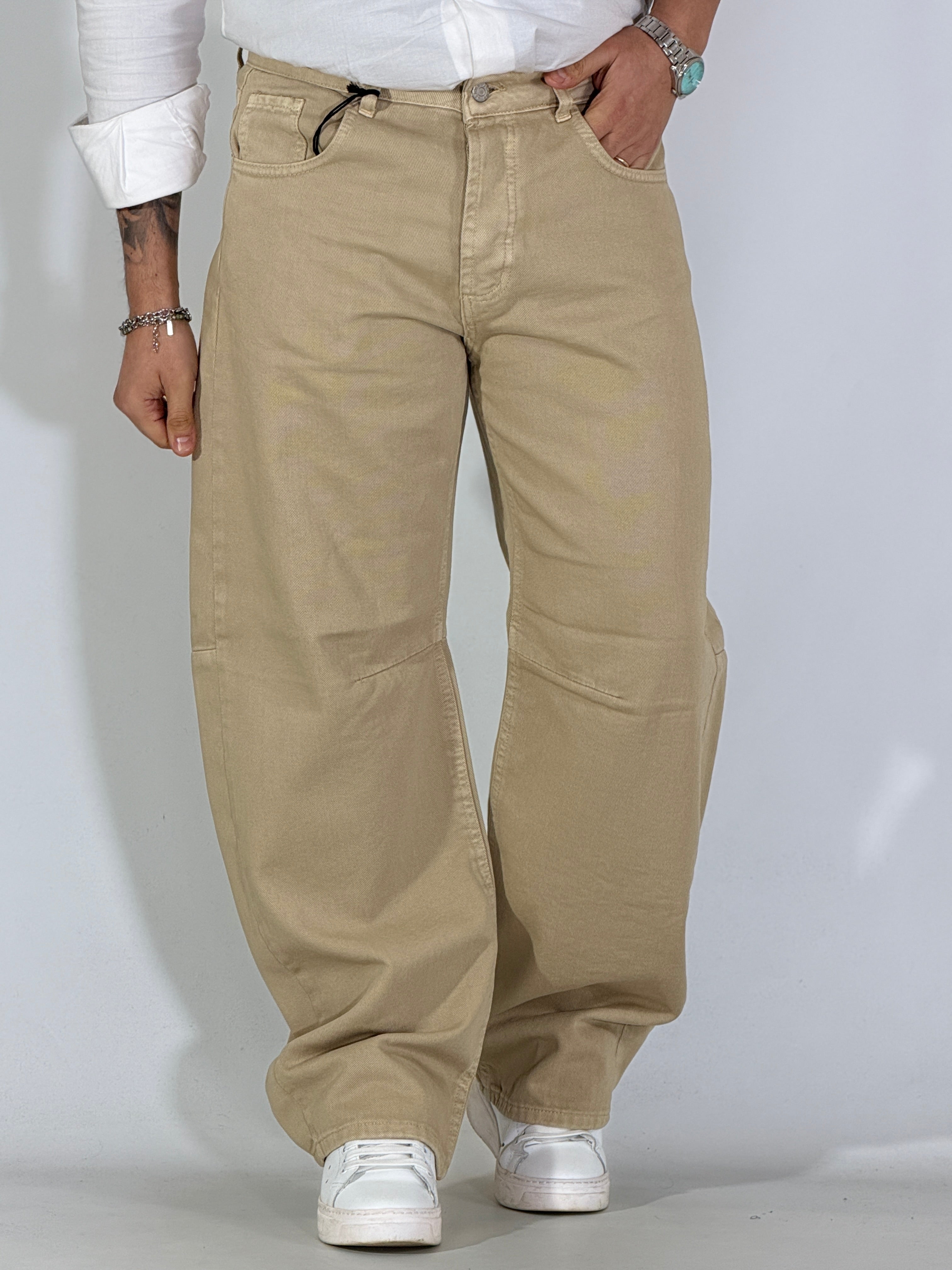 Jeans balloon beige PT30