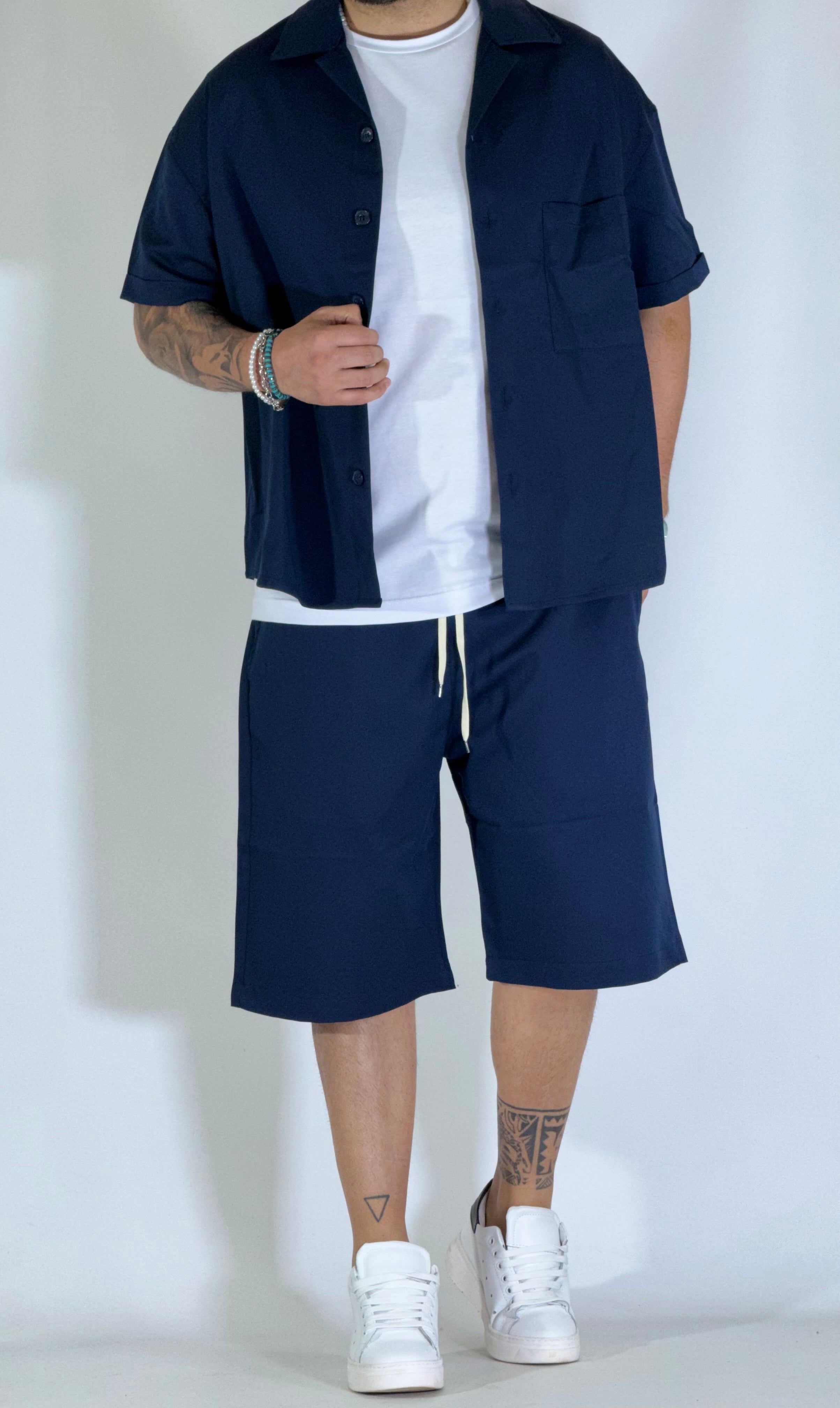 Coordinato sommelier blu GPE552