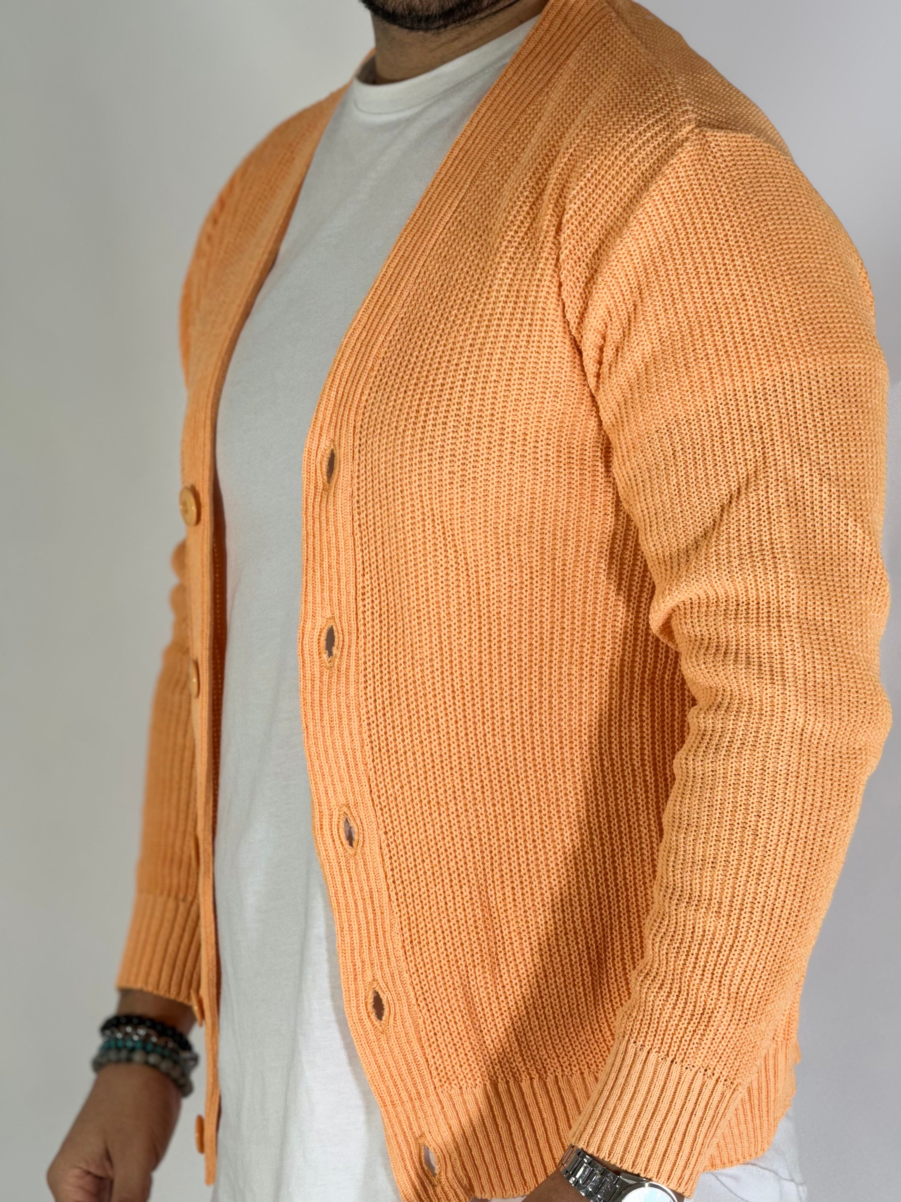 Cardigan estivo salmone TB2500