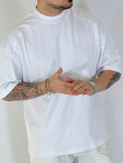 T-shirt over tre quarti bianca 6003PE