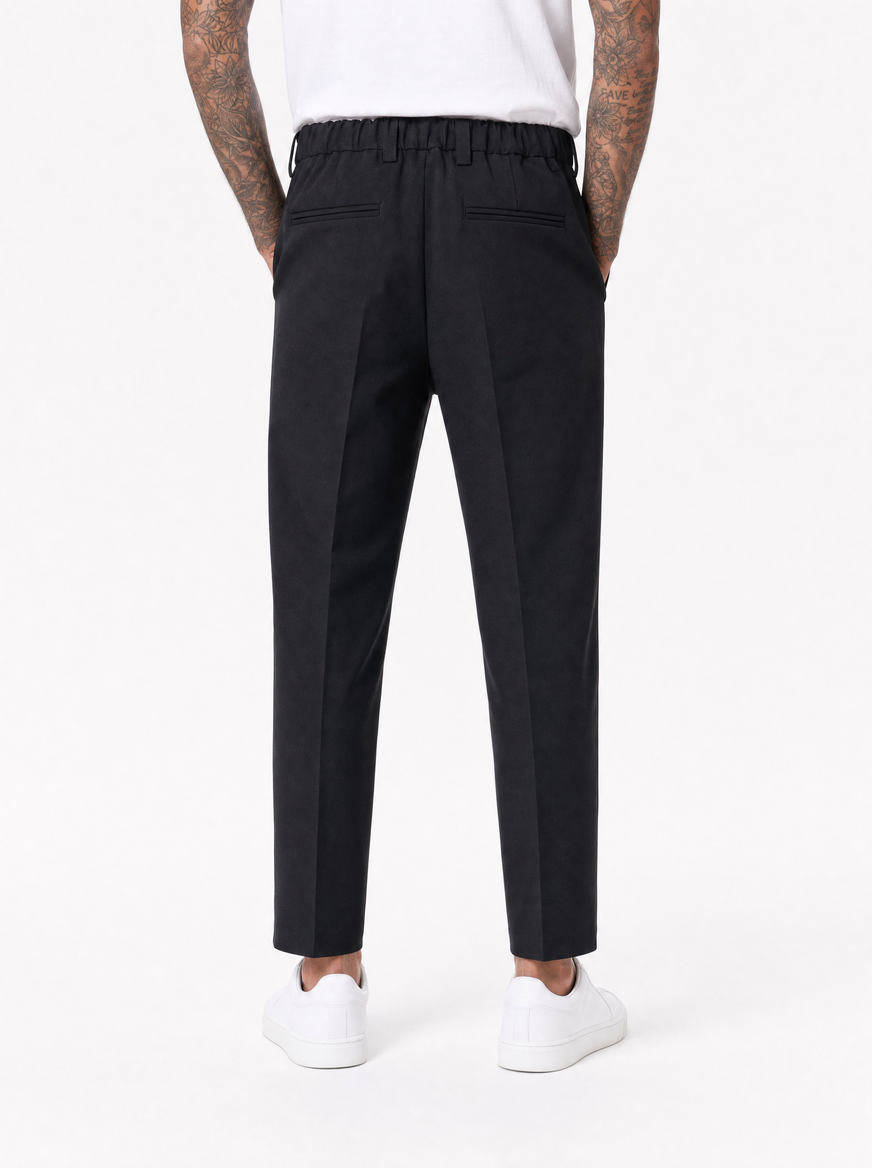 ESPERIA Pantalone con coulisse nero