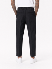 ESPERIA Pantalone con coulisse nero