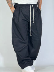 Pantalone extreme palazzo nero BE155