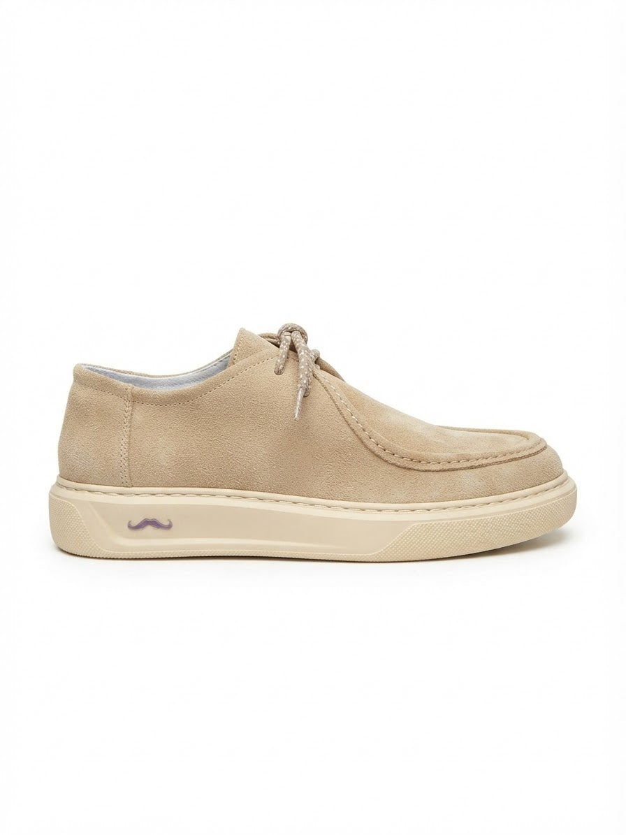 BT73 Mocassino casual camoscio beige