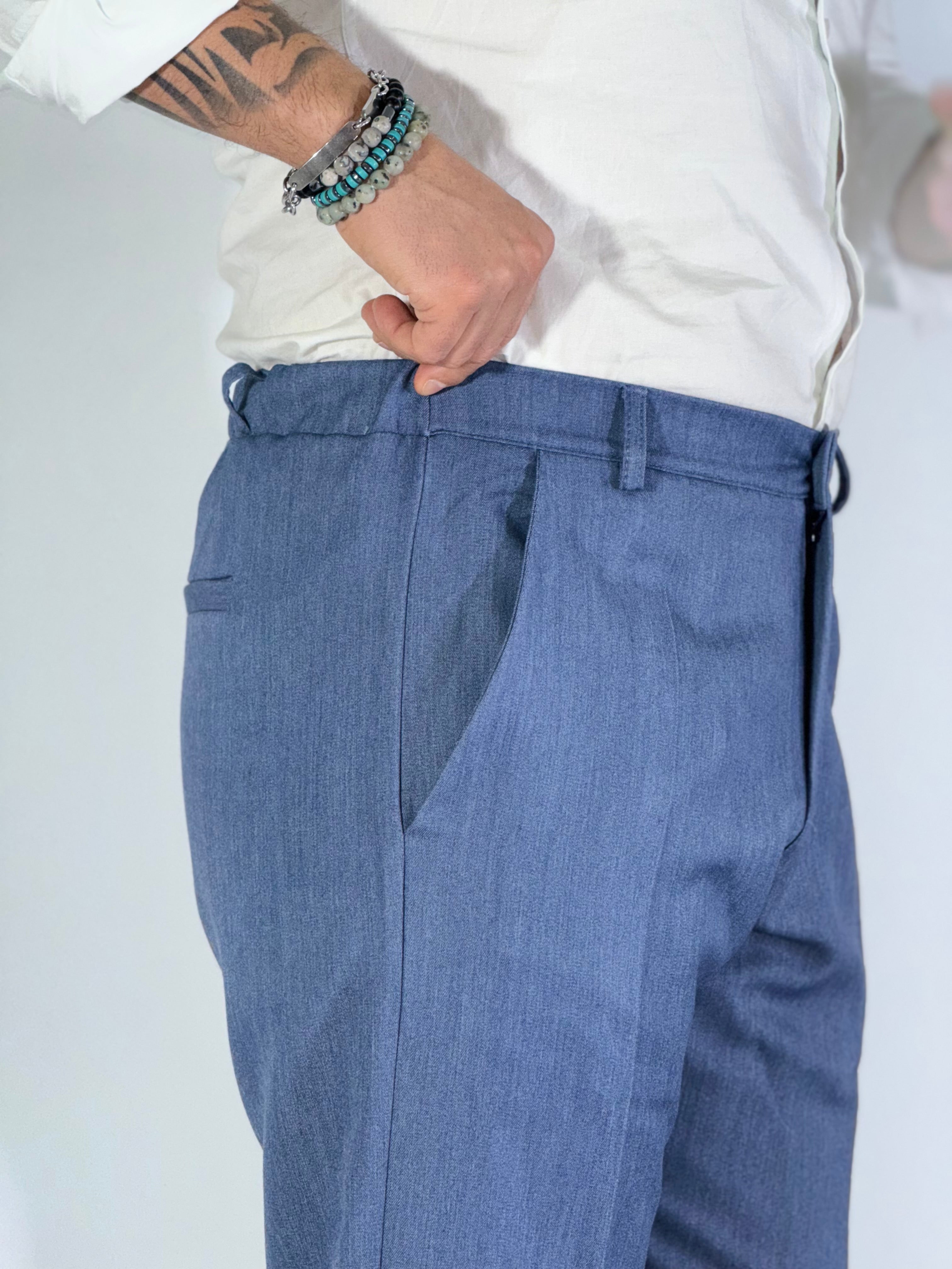 Pantalone elegante jeans UM486