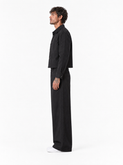 Completo cropped nero CAMPU3464